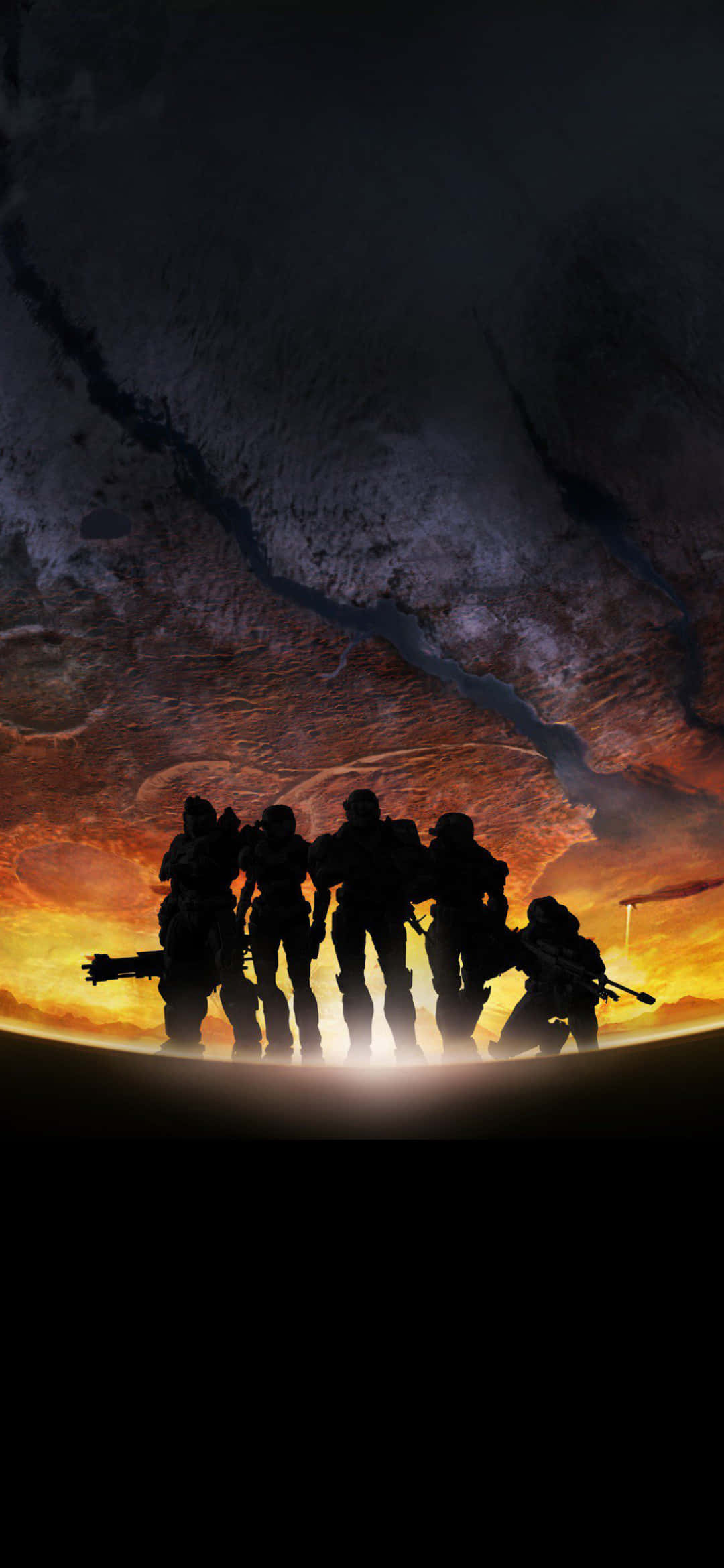 1080x2340 4K Halo Reach Video Game Wallpaper
