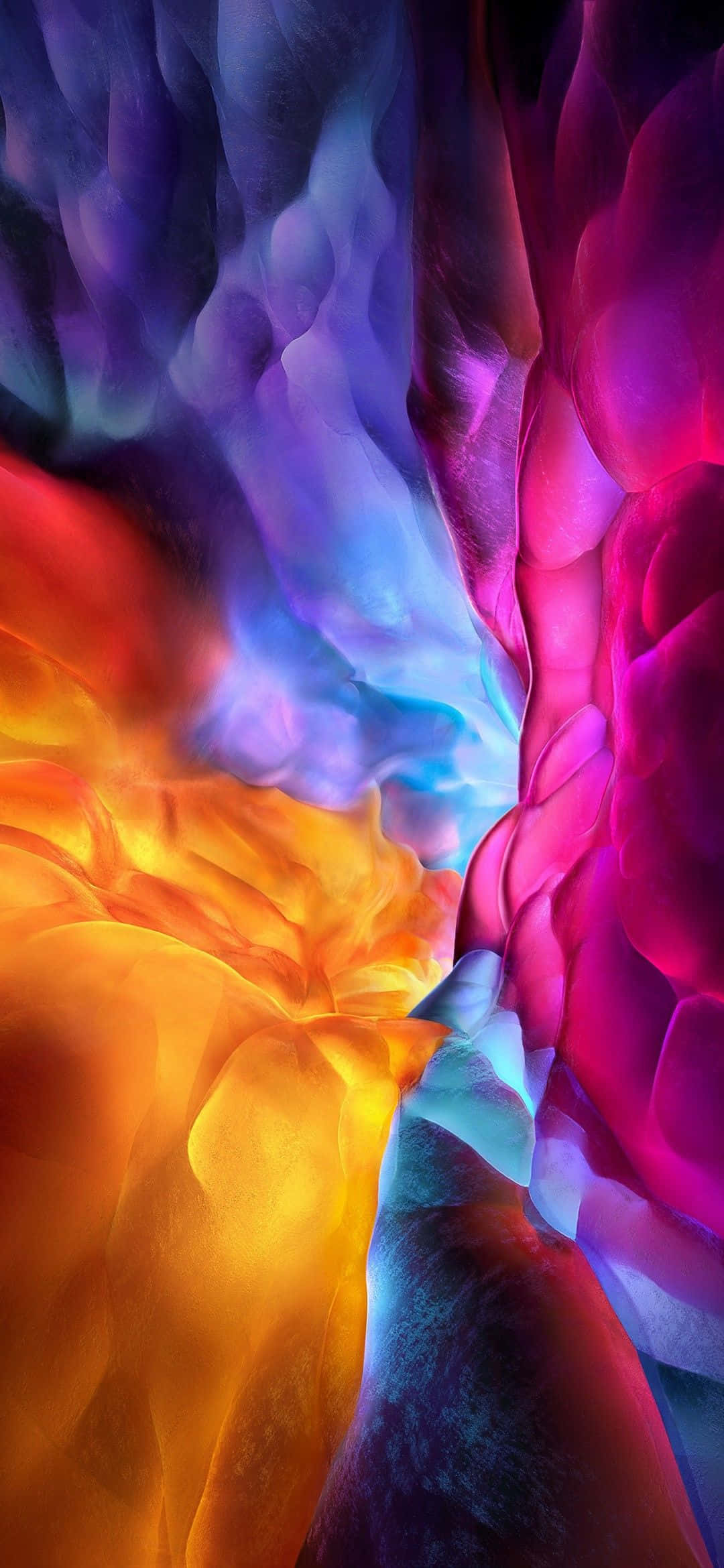 1080x2340 4K Makulay na Abstract Cloud Wallpaper