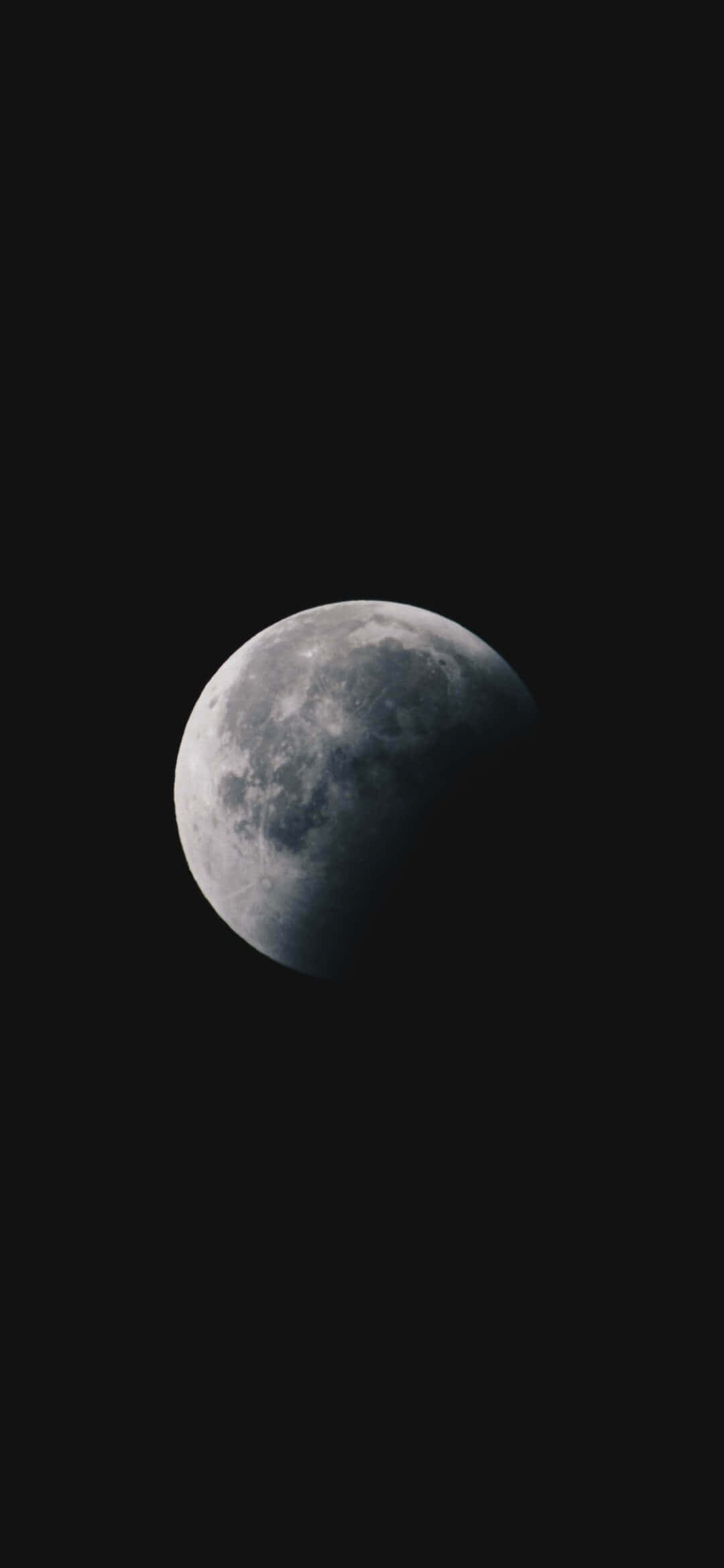 1080x2340 4K Moon Dark Galaxy Digital Art Wallpaper