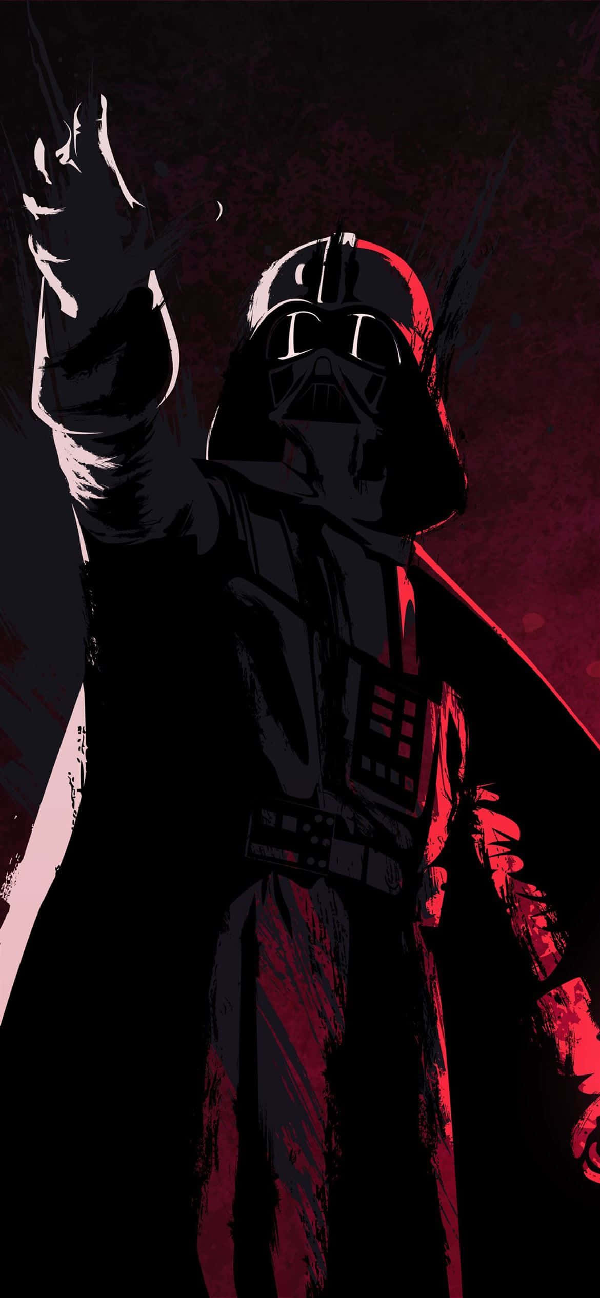 1170x2532 Silweta ni Darth Vader Wallpaper