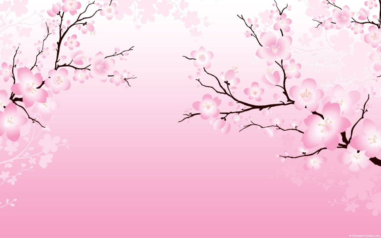2D Sakura Wallpaper