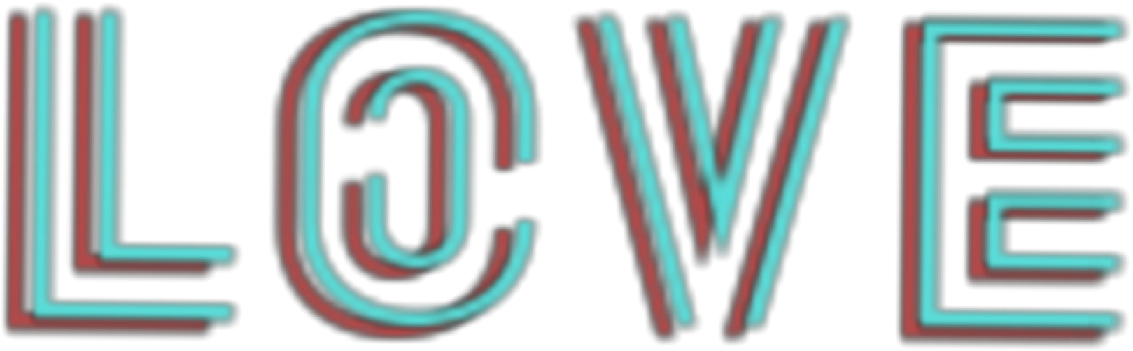 3D Love Text Art Wallpaper