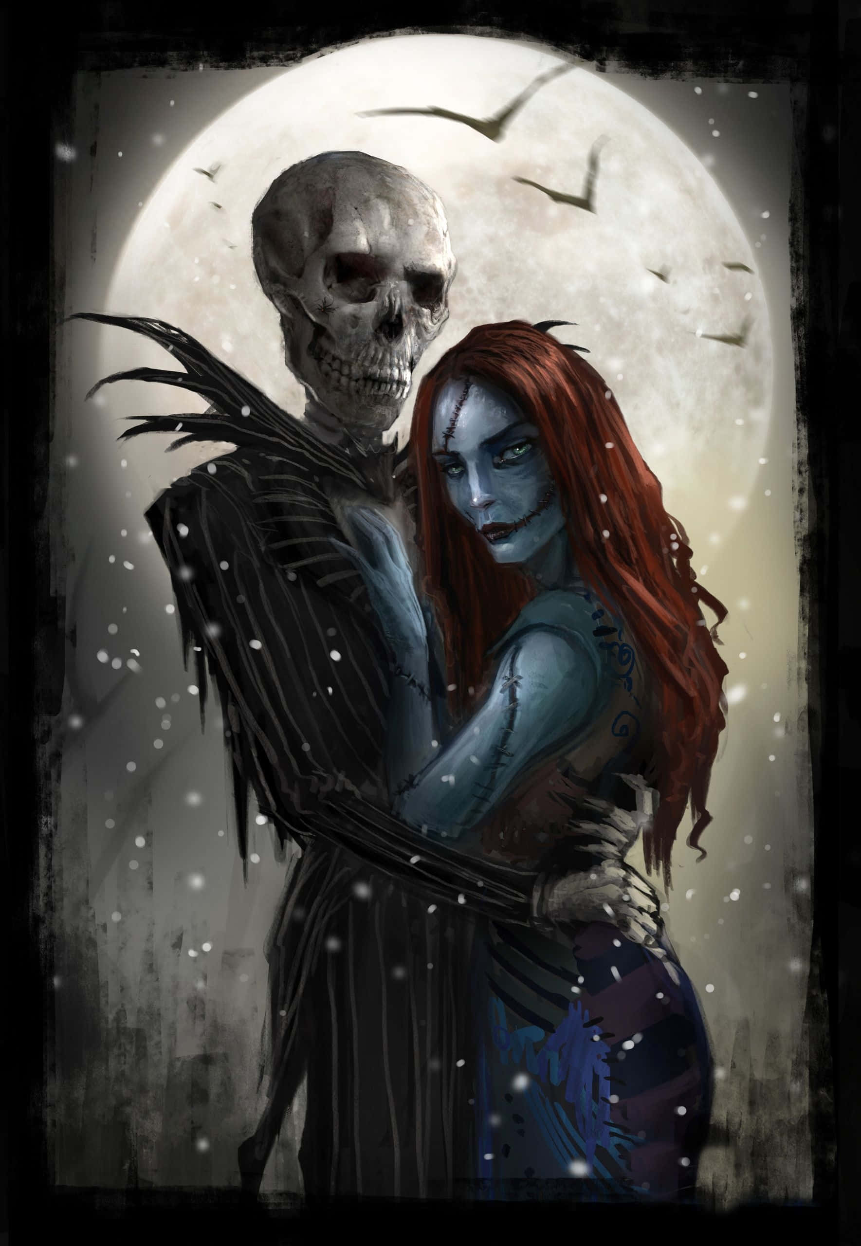 3D Sally At Jack Nightmare Before Christmas Wallpaper