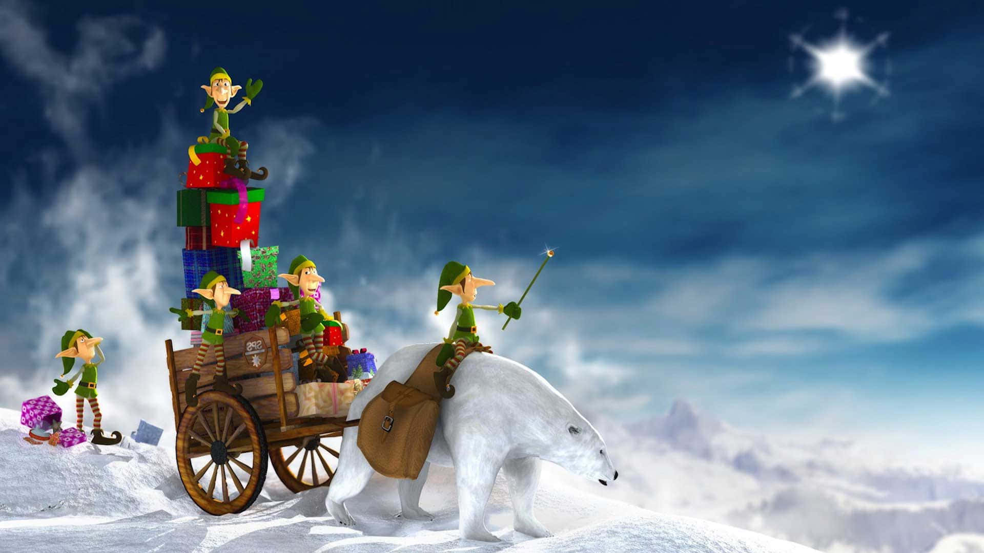 400+ Mga Duwende na Masipag na Nagtatrabaho sa Pasko Wallpaper
