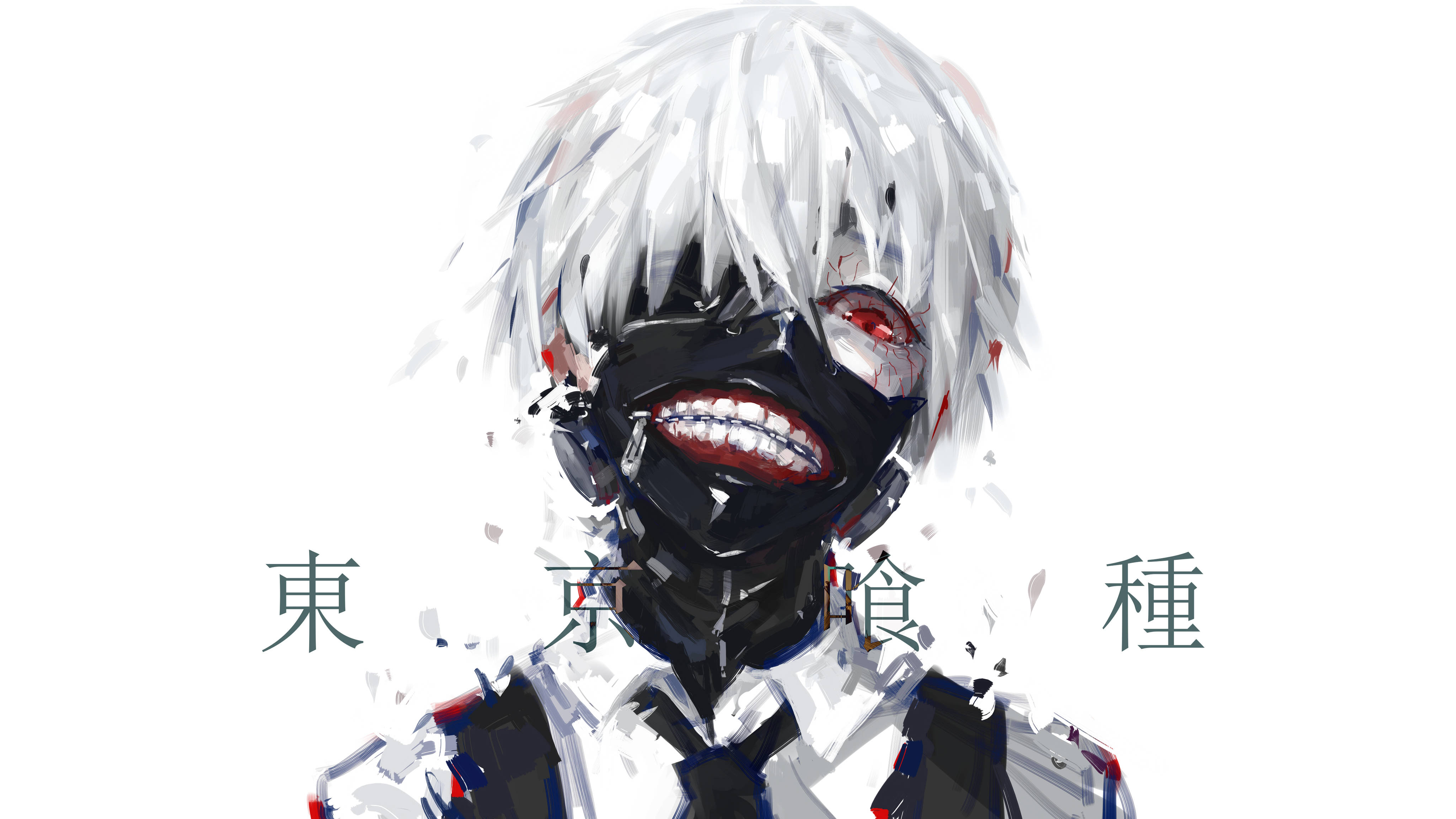 4K Anime Maskara ng Tokyo Ghoul Wallpaper