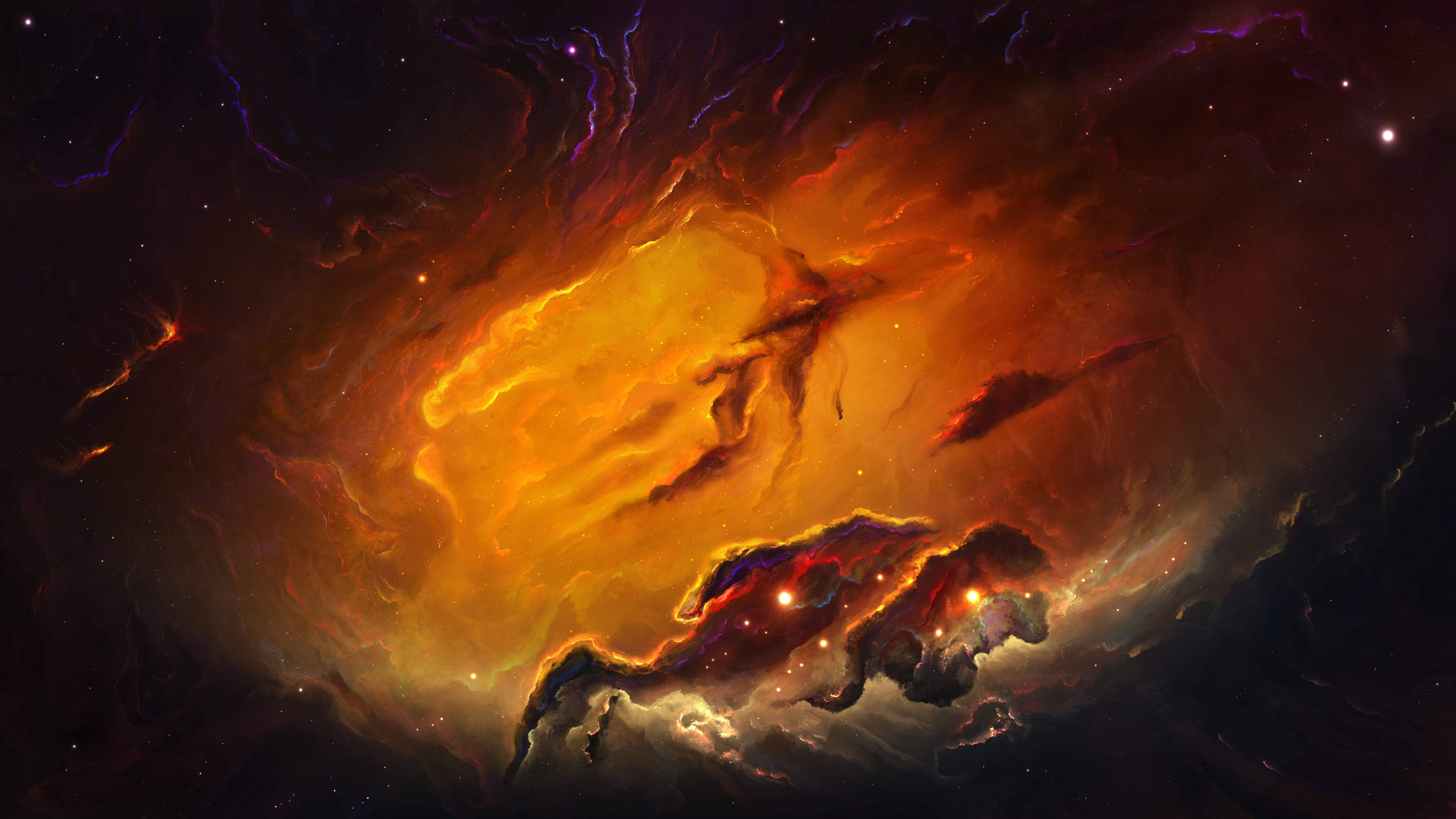 4K Gumagalaw na Abstrak na Ilustrasyon Wallpaper