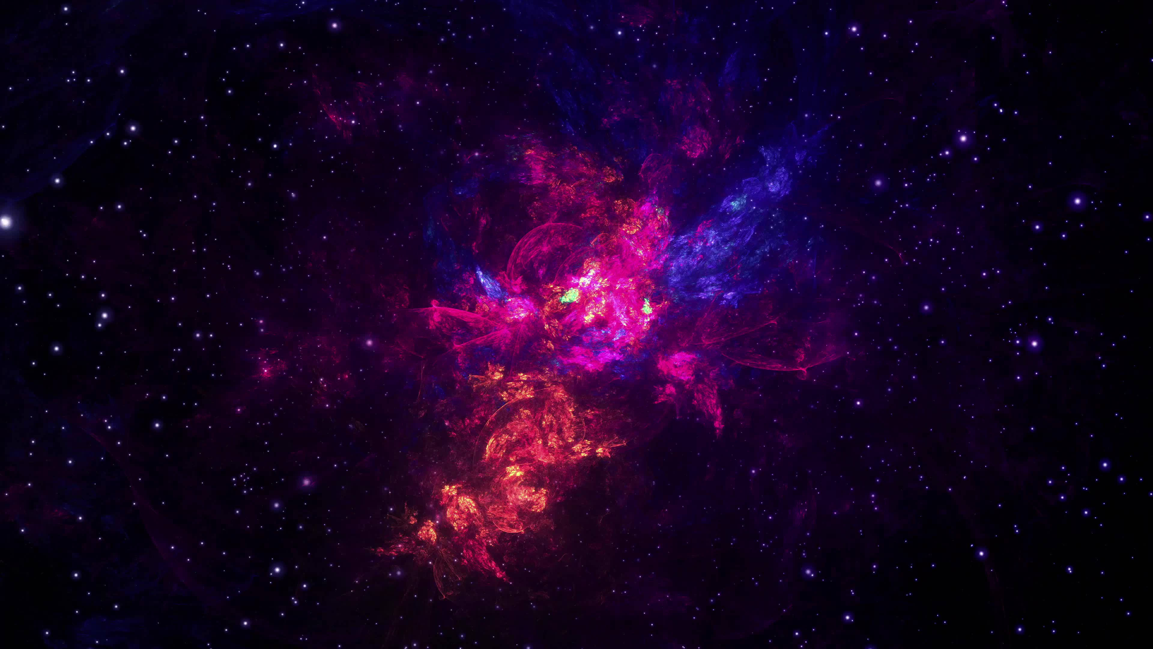 4K Gumagalaw na Abstract Universe Desktop Wallpaper