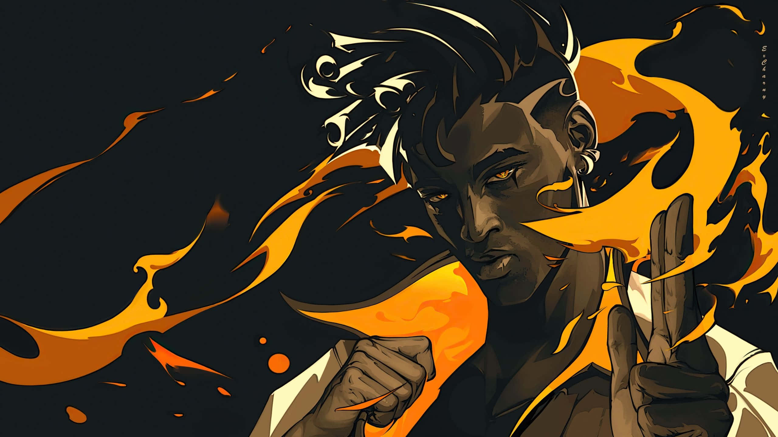4K HD Valorant Si Phoenix na Nagliliyab na Portrait Wallpaper
