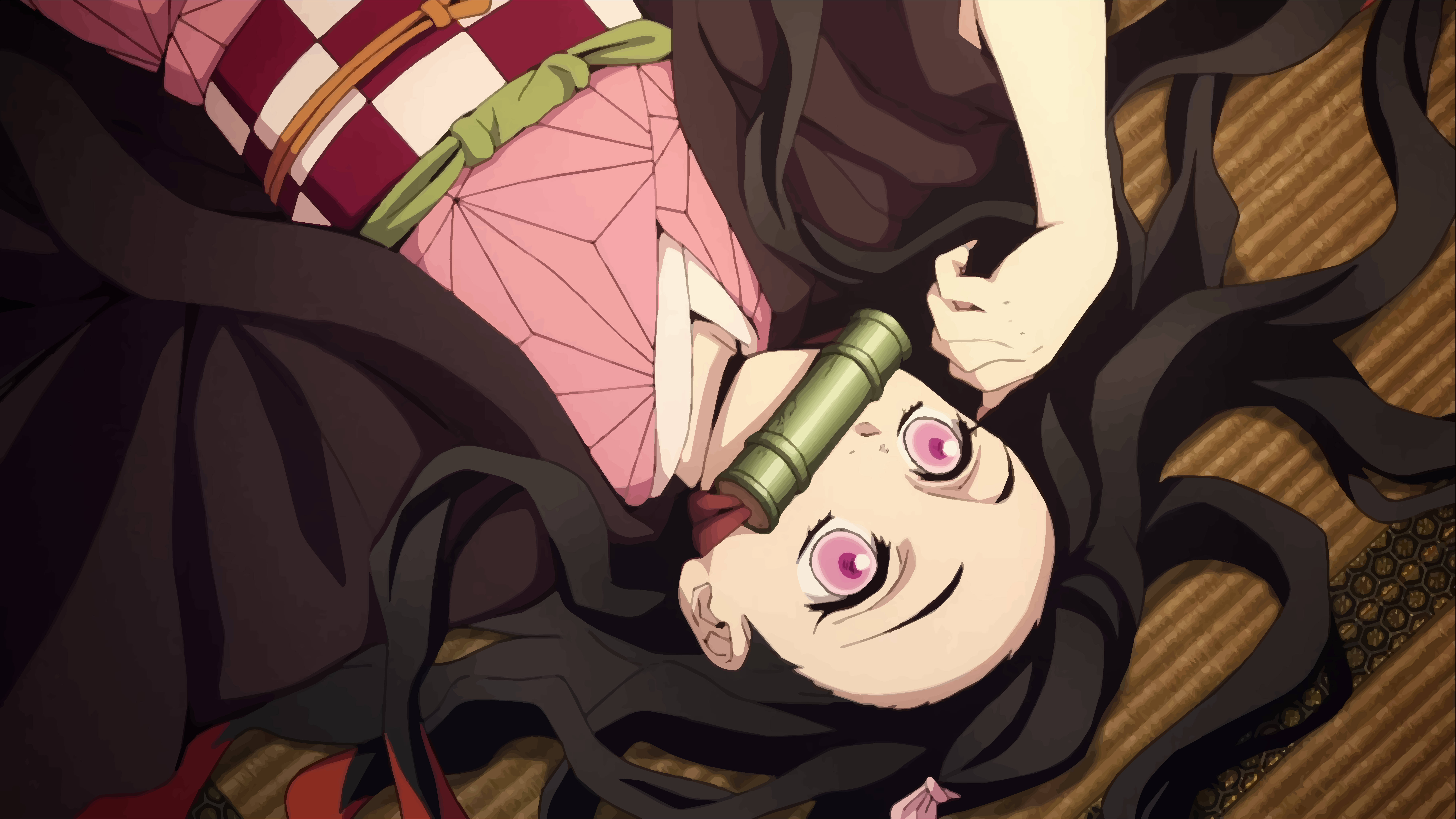 4K Nezuko Tatami ng Demon Slayer Wallpaper