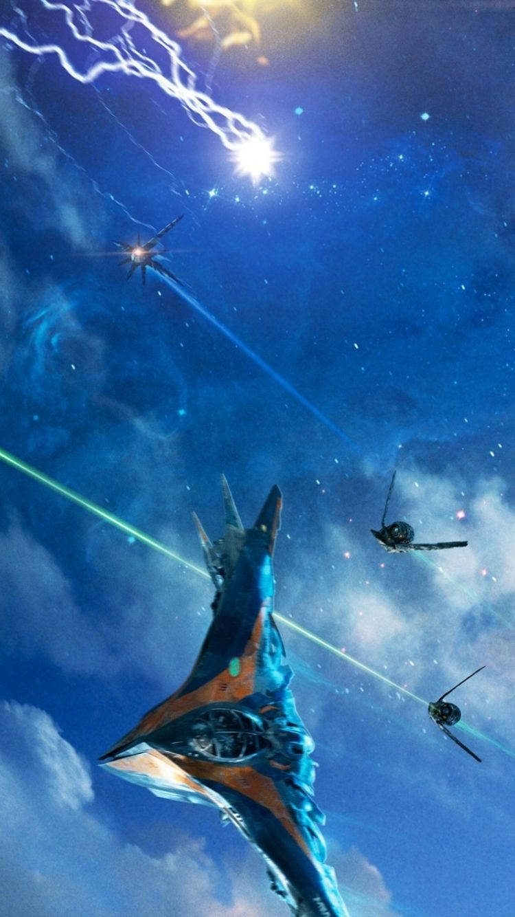 4K Tagapag-alaga ng Galaxy Barkong Milano Wallpaper