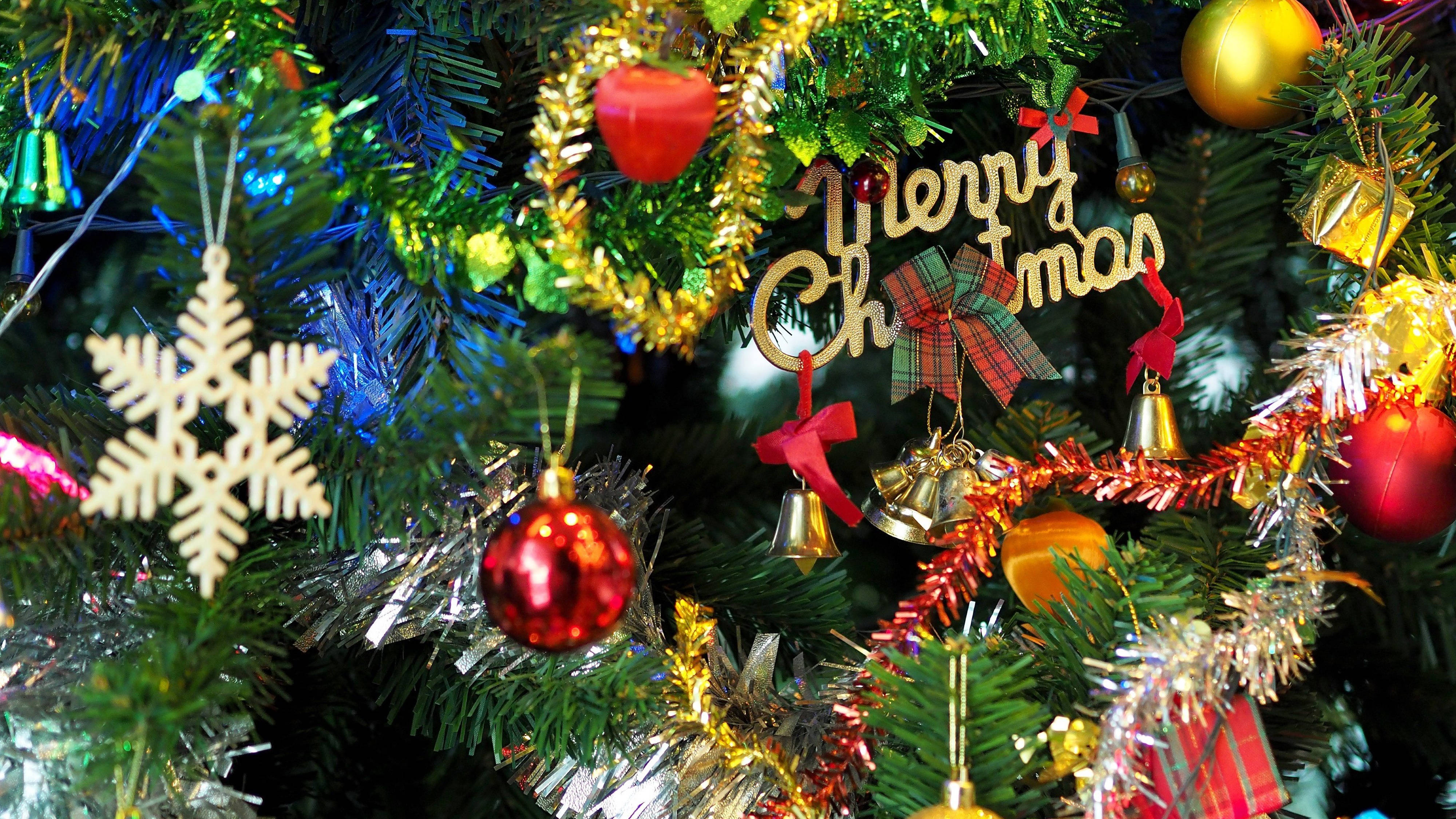 4K Ultra HD Dekorasyon ng Pasko Wallpaper
