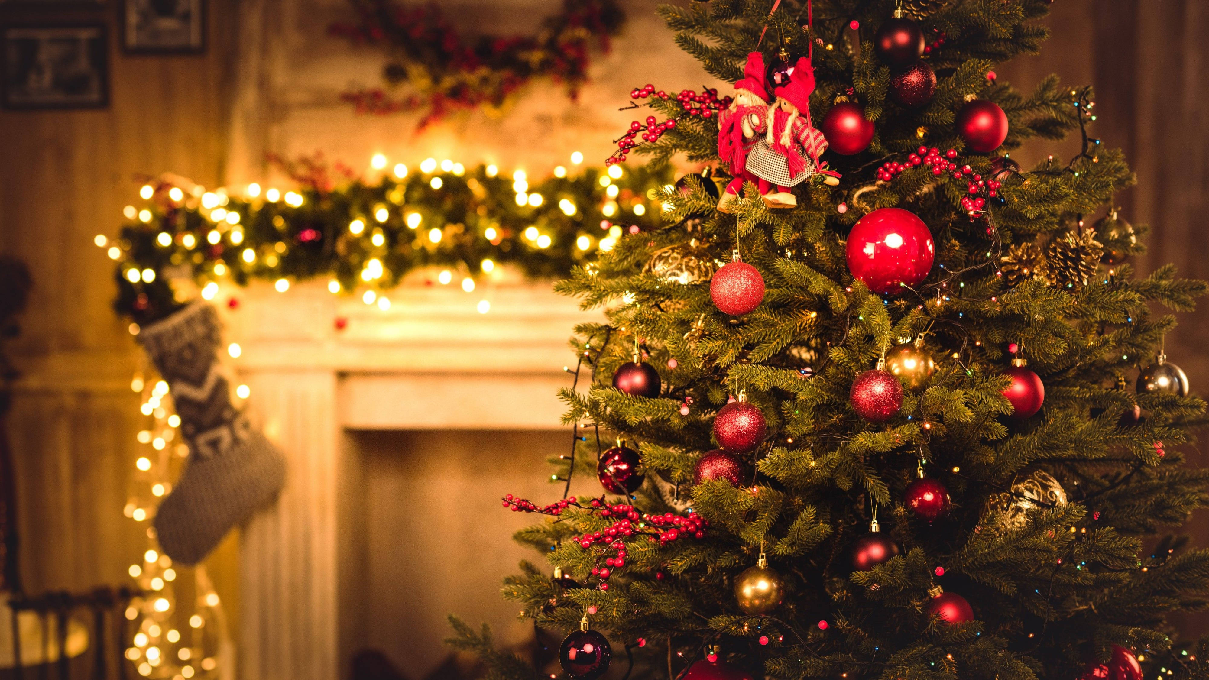 4K Ultra HD Medyas Pasko Wallpaper