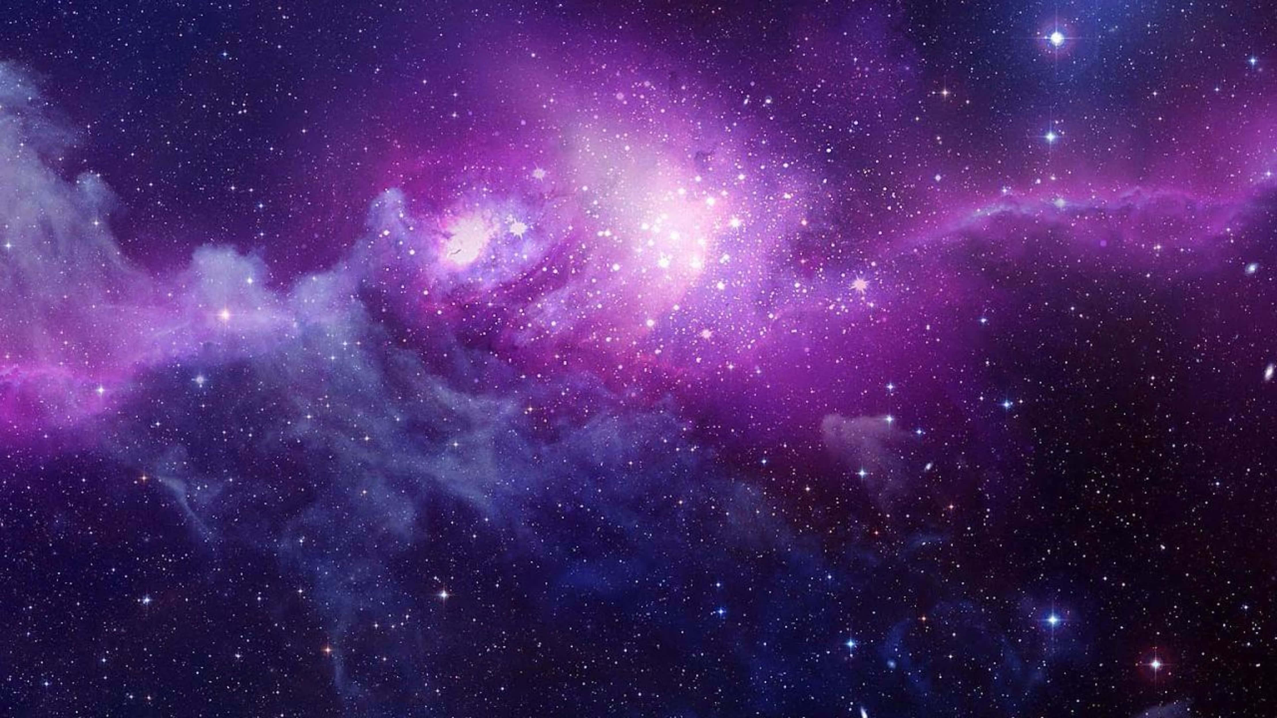 4K Uniberso Lila na Ulap ng Kosmikong Gas Wallpaper