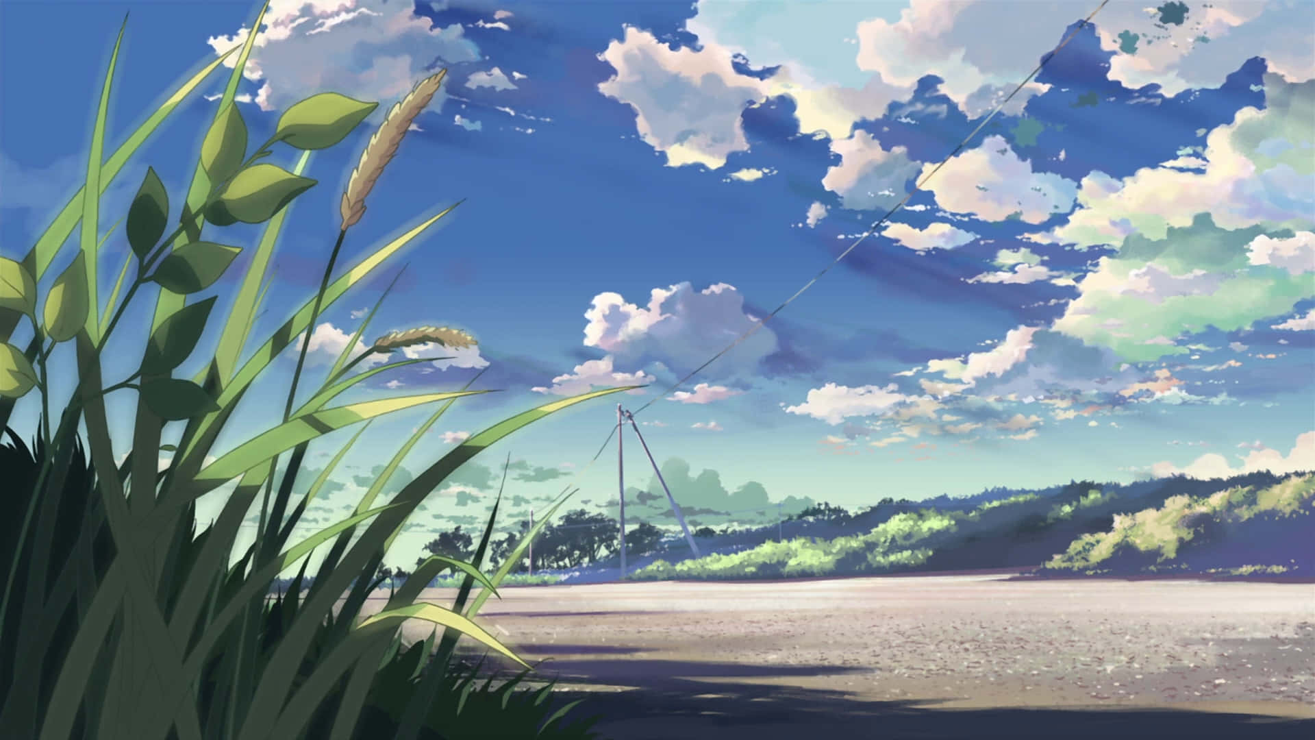 5 Sentimetro Bawat Segundo Magandang Tanawin ng Anime Wallpaper