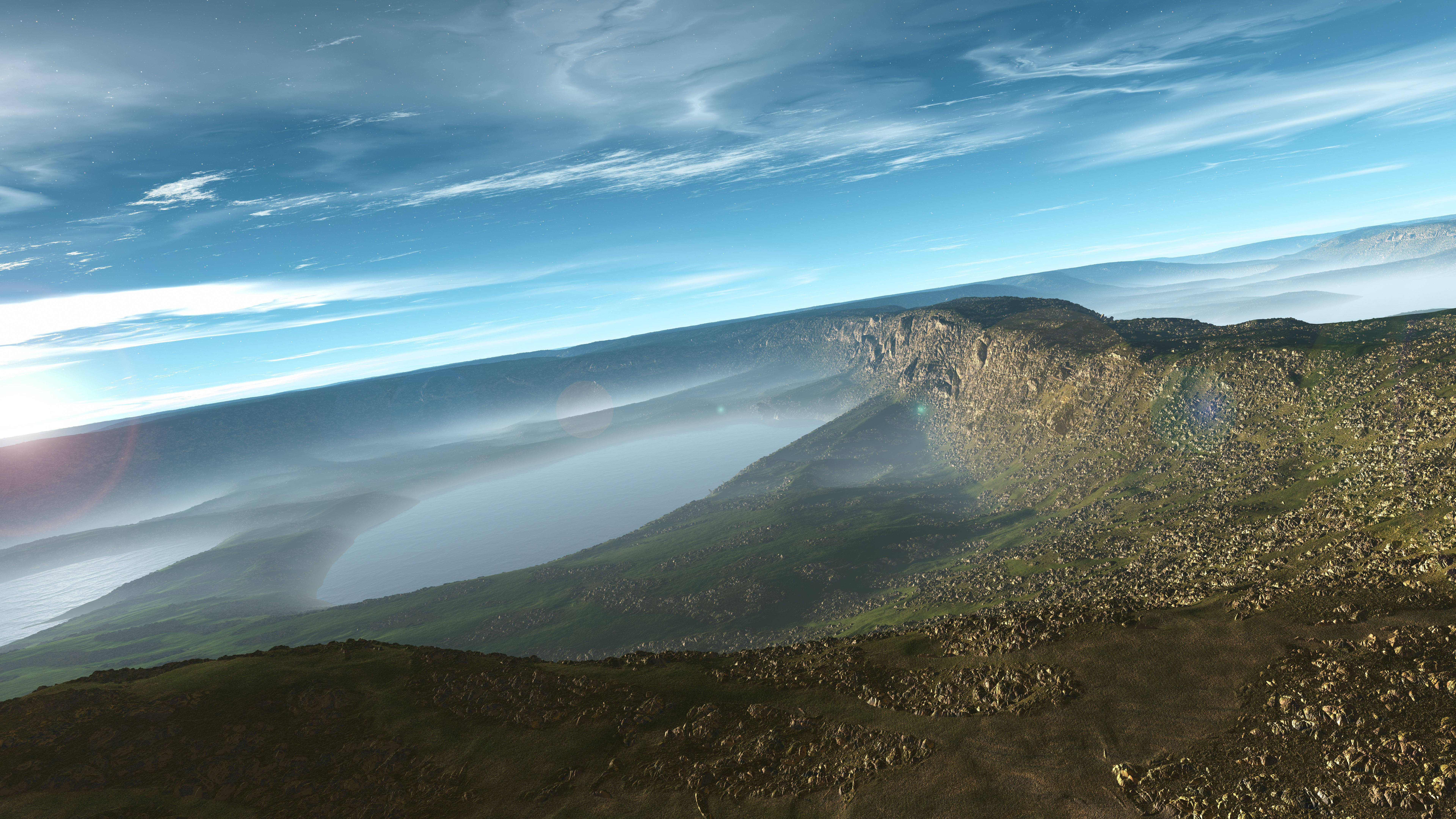 8K 7680x4320 Ultra HD Resolution Desktop Sky Wallpaper