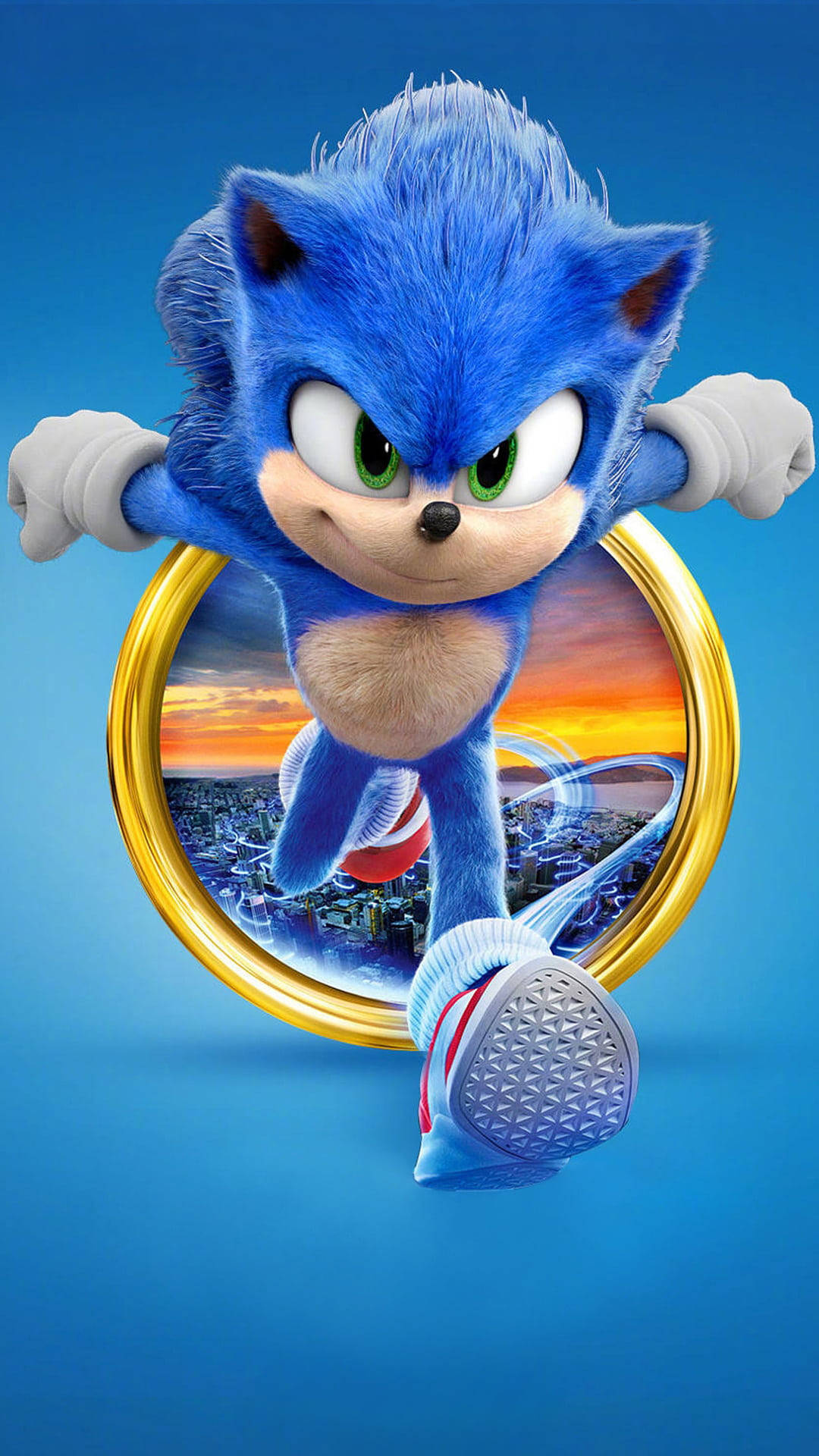 8K Sonic The Hedgehog para sa iPhone Wallpaper