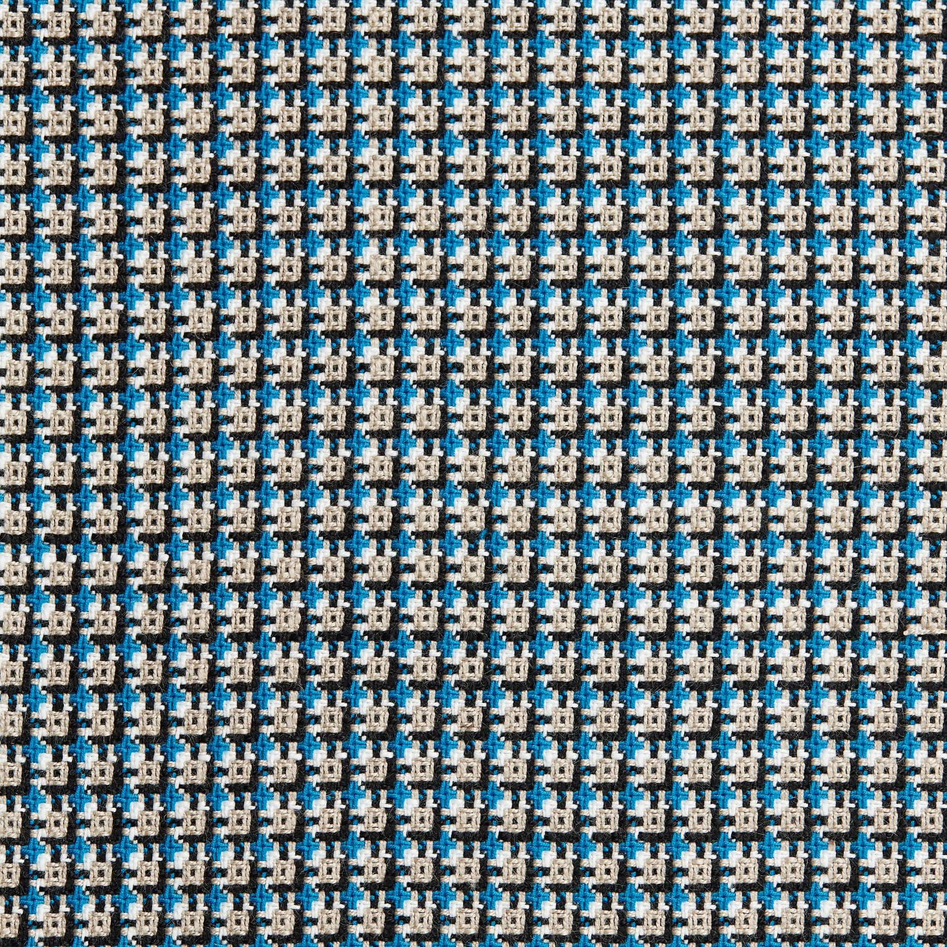 a blue and white pattern with a lot of small squares Wallpaper