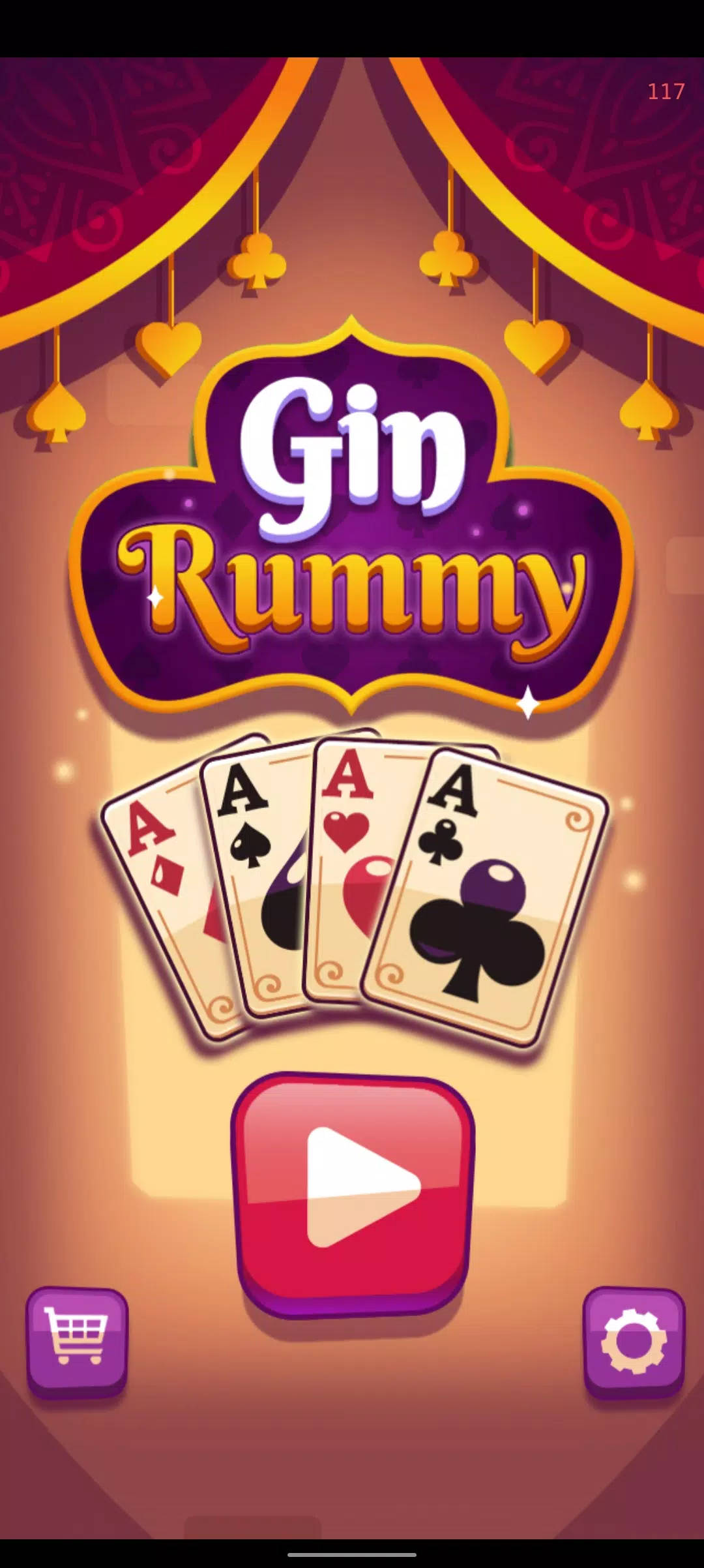 Isang Mapaning na Laro ng Gin Rummy Wallpaper