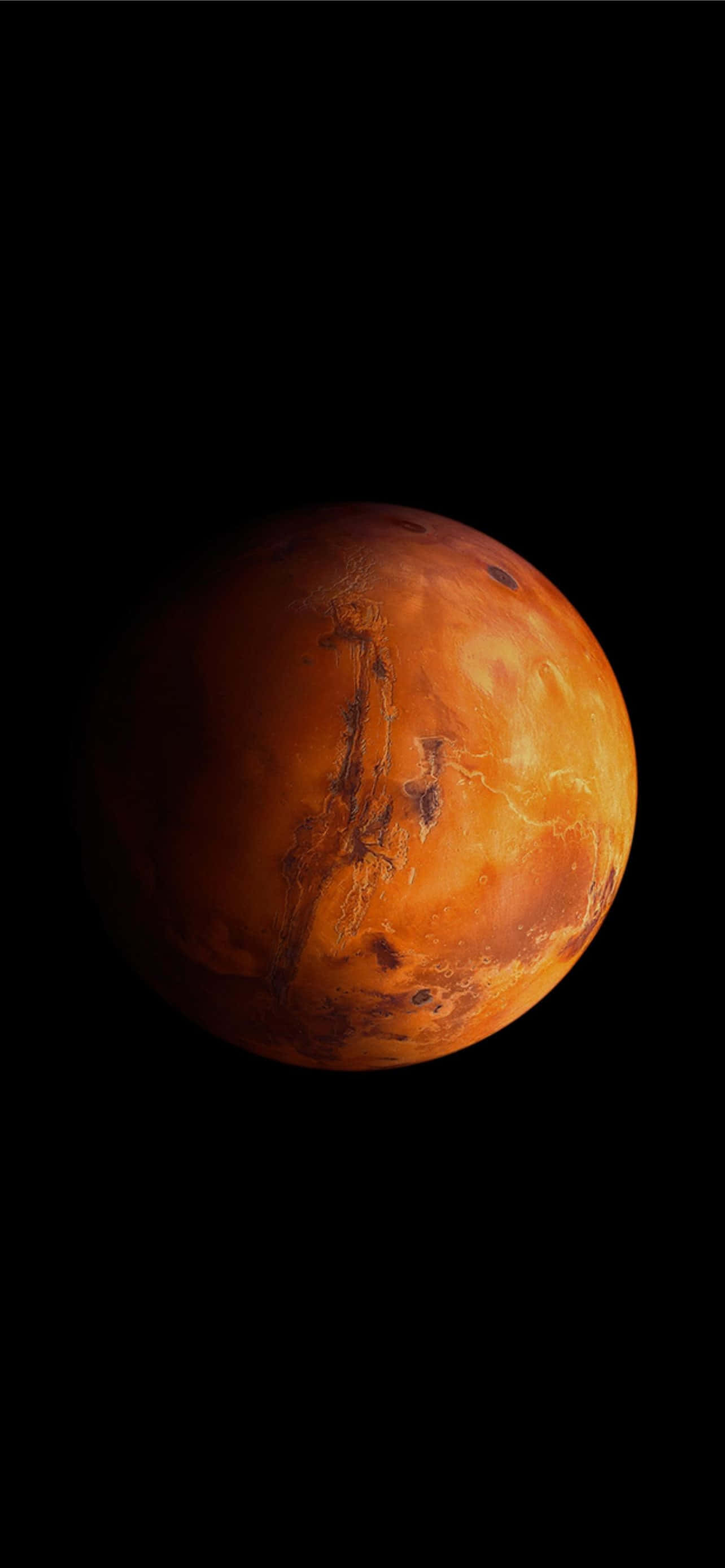 Isang Nakakabighang Tanaw ng Landscape ng Mars Wallpaper