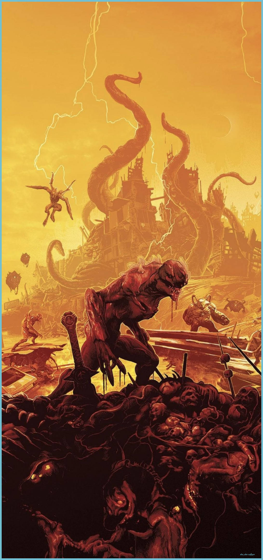 isang poster para sa pelikulang 'the apocalypse' Wallpaper