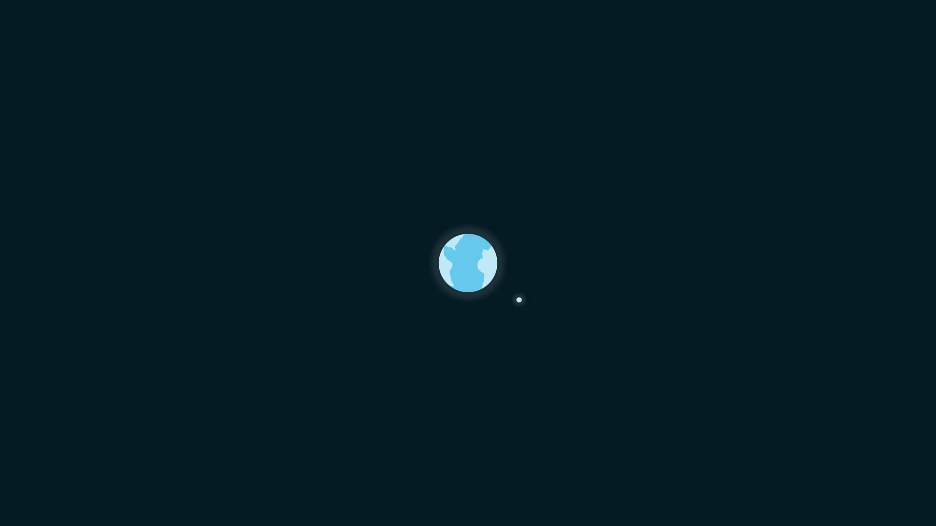 Isang simpleng pananaw ng ating planeta. Wallpaper