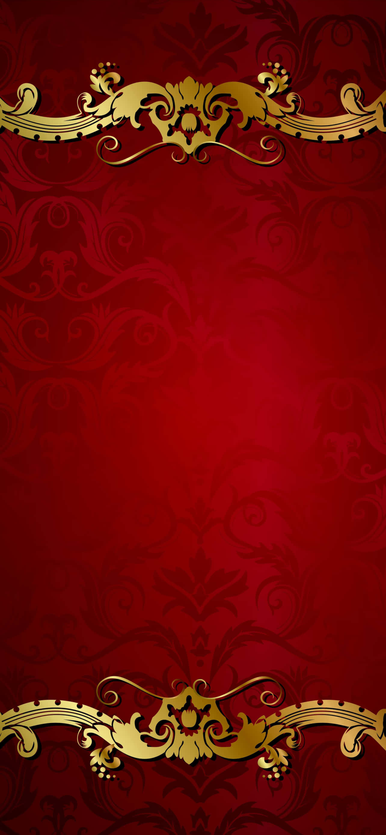 Isang nakakamangha, masigla, at may texture na background sa mga kulay pula at ginto Wallpaper