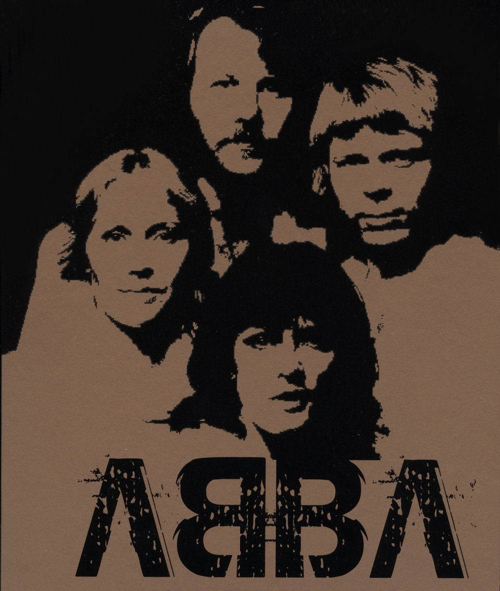 ABBA High Contrast Art Wallpaper