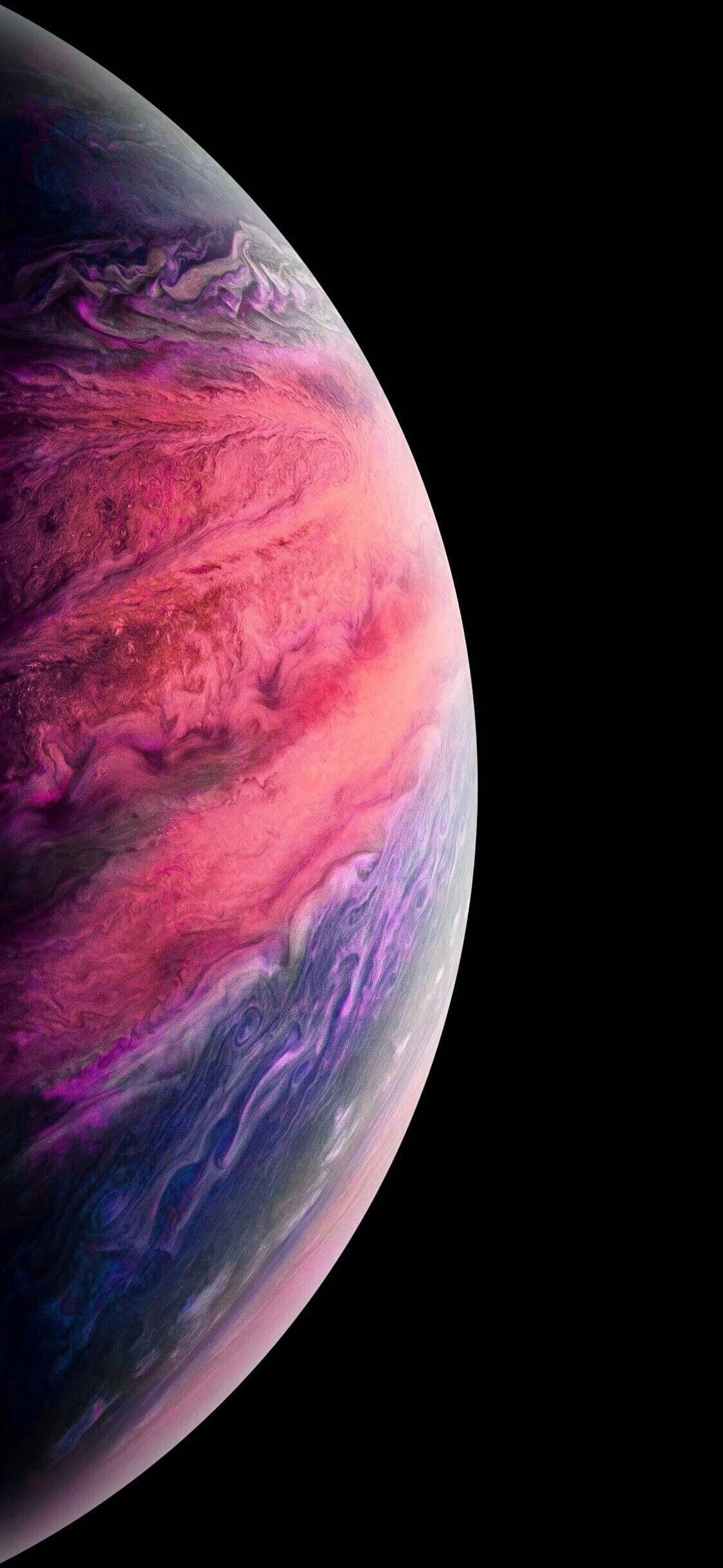 Abot ang mga Bituin at Higit Pa Gamit ang iPhone XS Planet Wallpaper