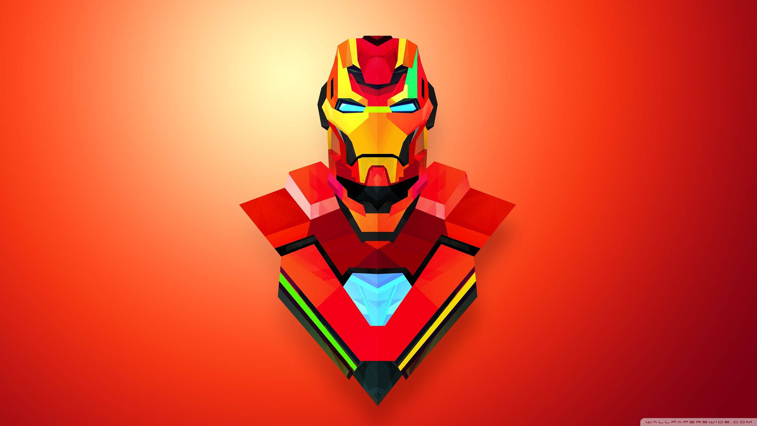 Abstract Art ni Iron Man Wallpaper