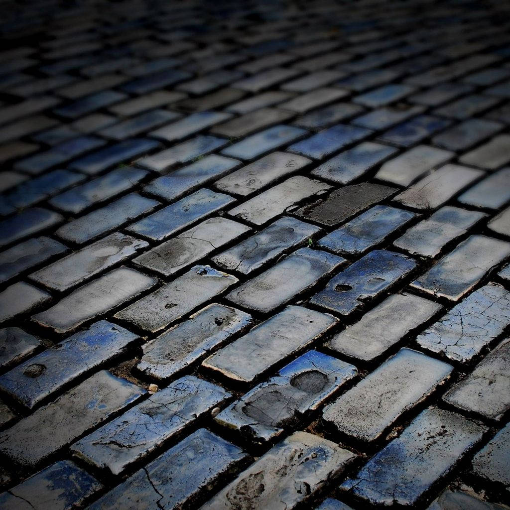 Abstract Brick Road iPad Wallpaper