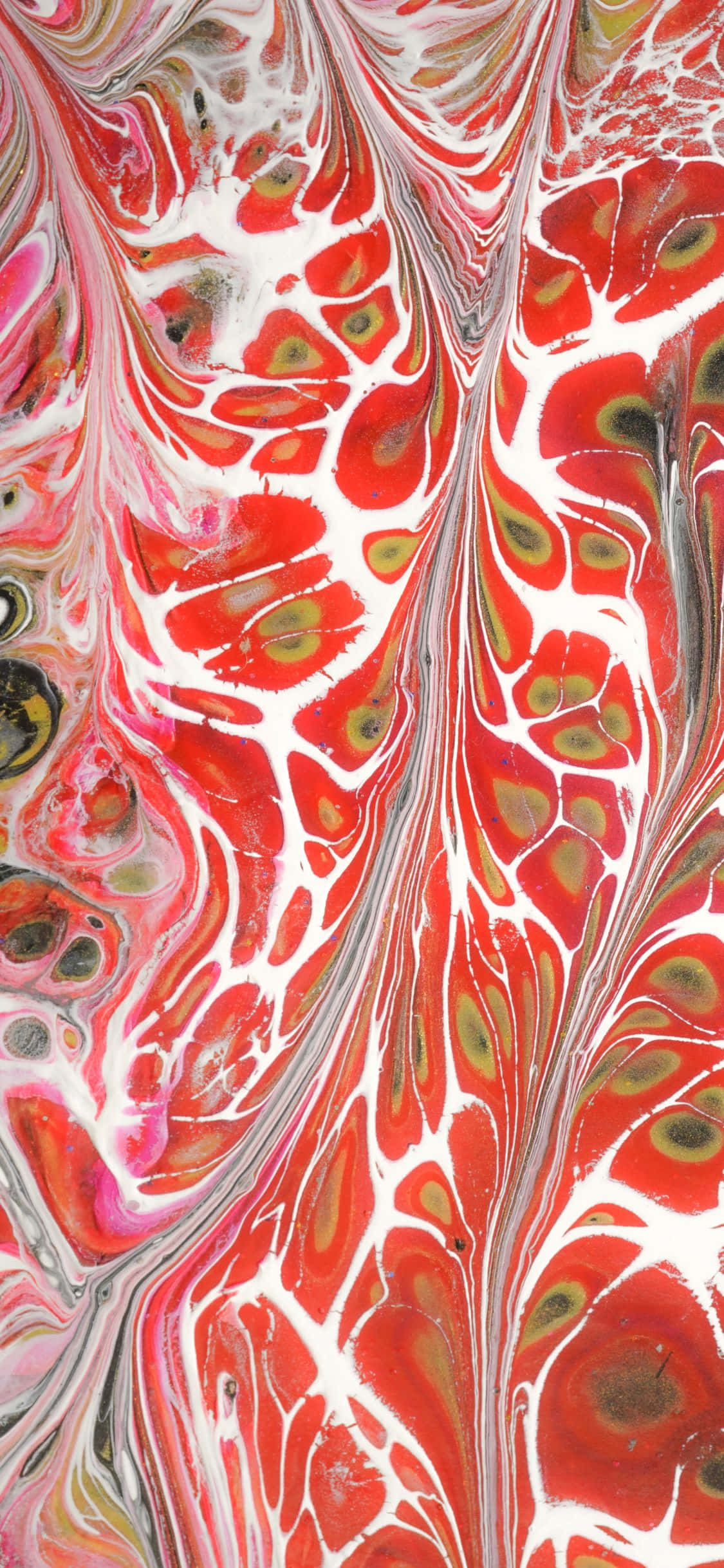 Abstract Fluid iPhone X Marble Background Wallpaper
