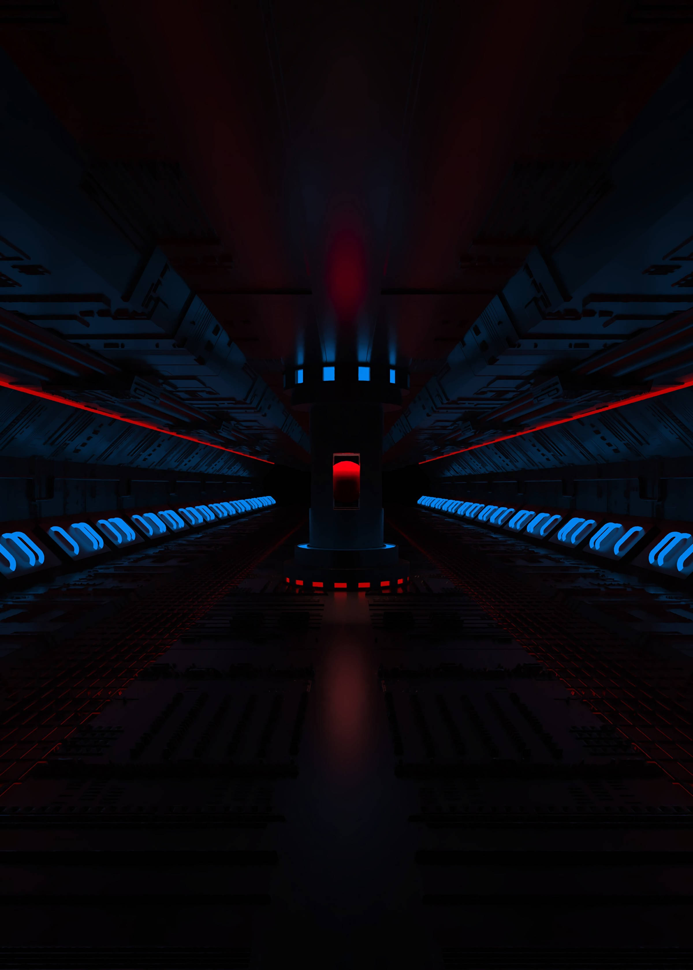 Abstract Futuristic Light Blue Lights - isang Uniquely Mesmerizing Design Wallpaper