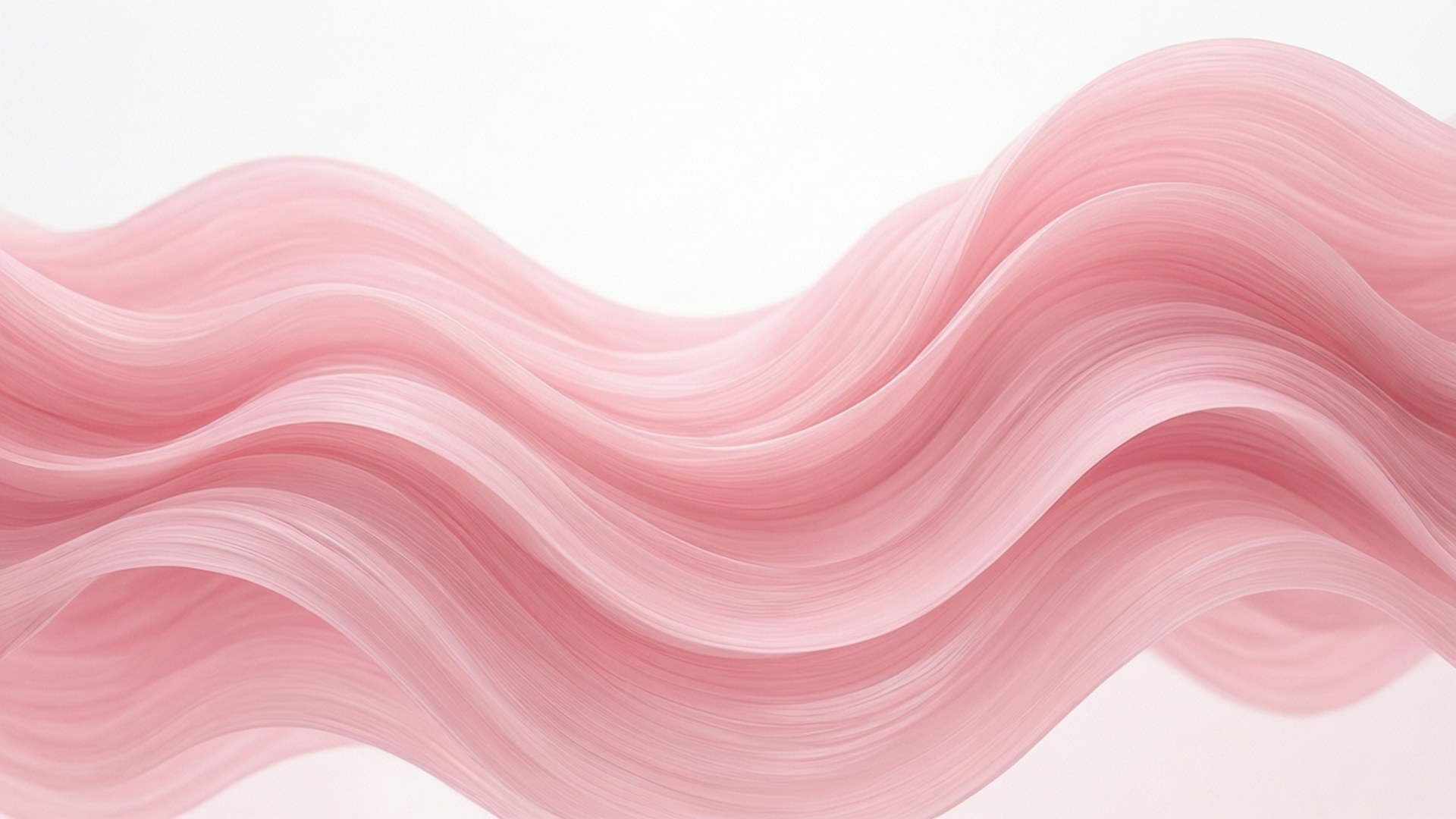 Abstract na Kulay Rosas na Alon Wallpaper