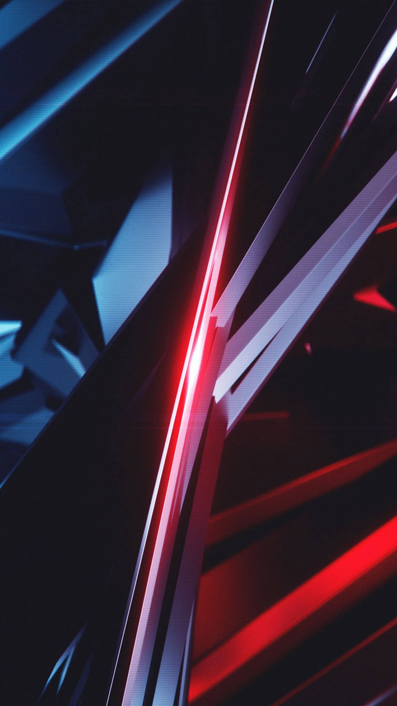 Abstract Neon Red Metal Wallpaper na may Abstract Android Logo sa 4K Quality Wallpaper