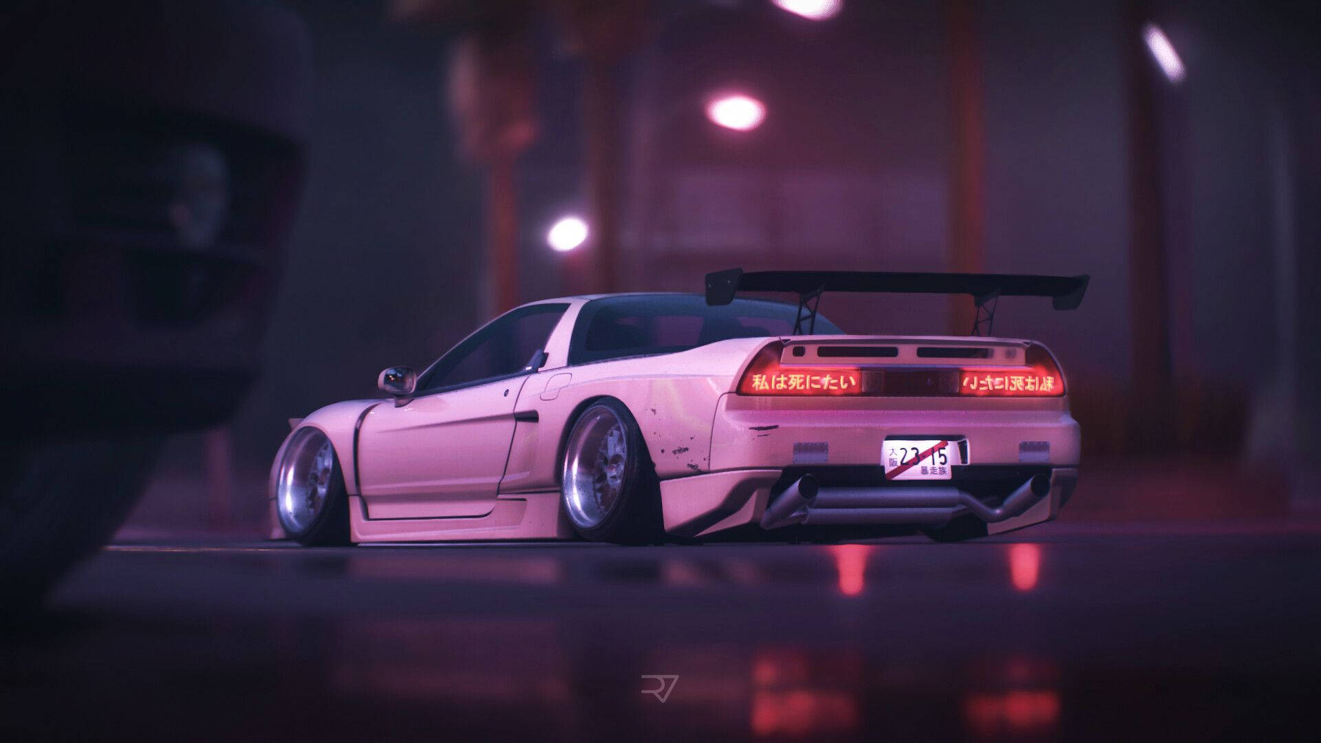 Acura NSX na May JDM Aesthetic Wallpaper
