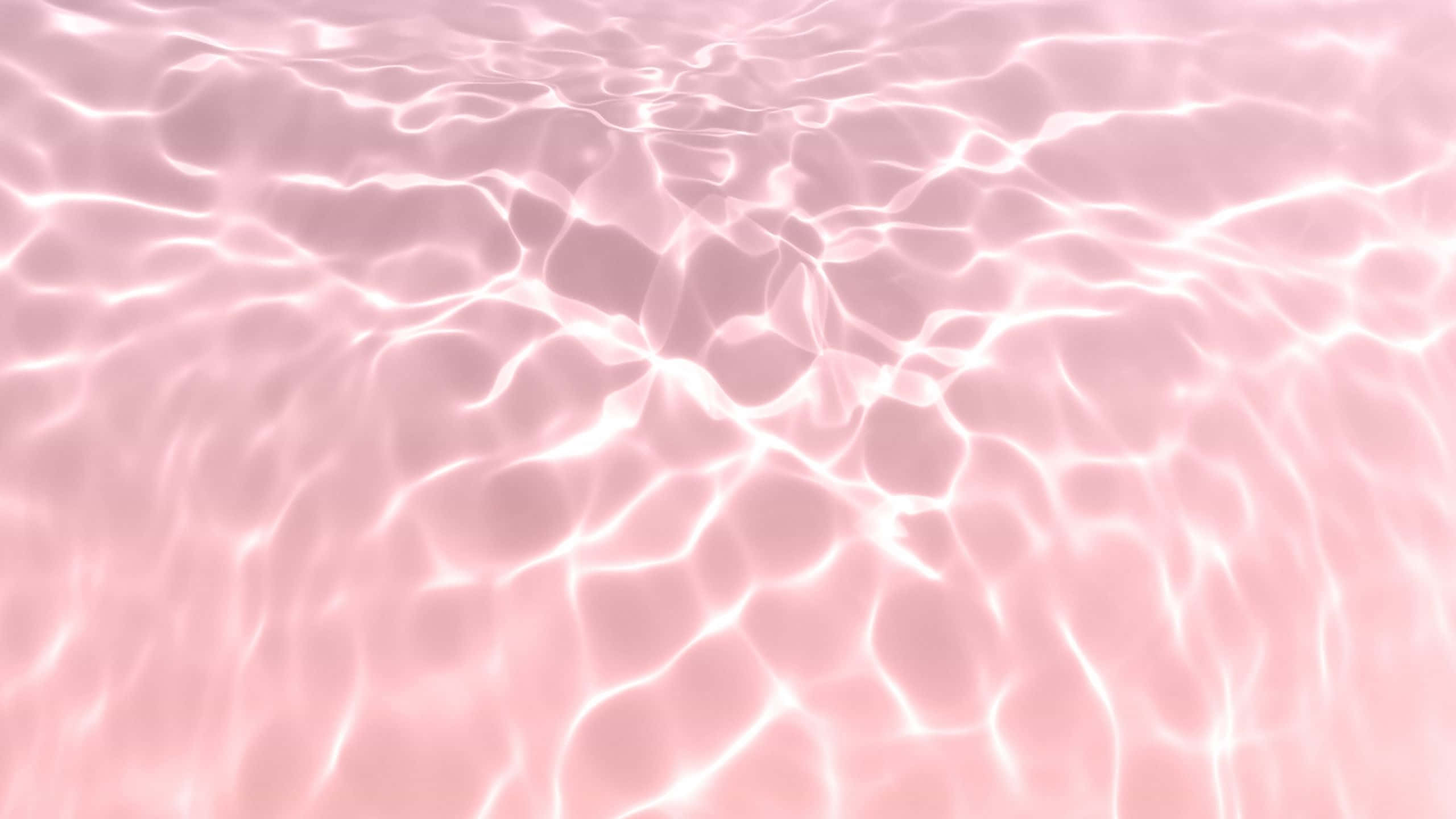 Aestetik na Computer Light Pink Clear Water Texture Wallpaper