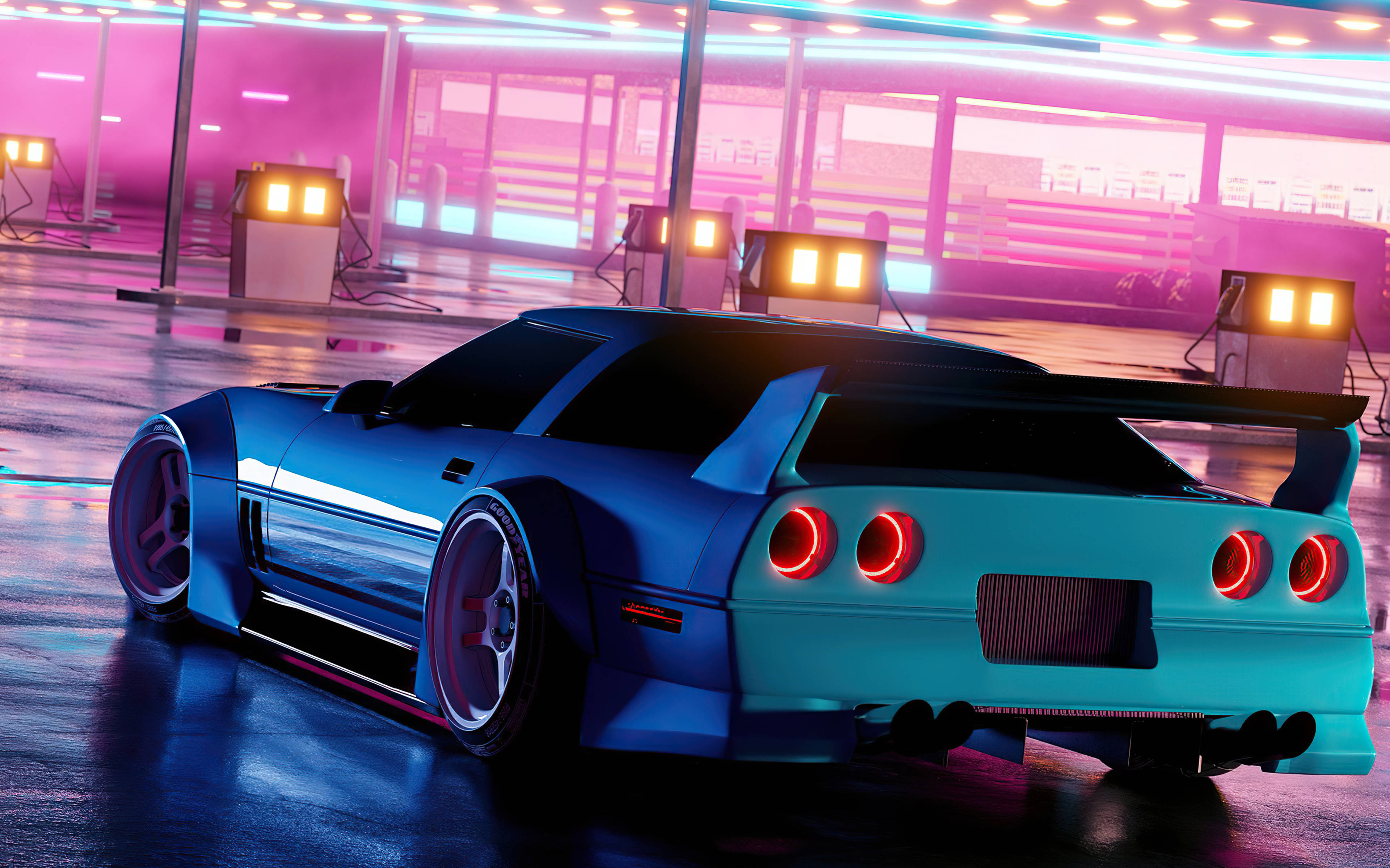 Aesthetic 4K na Sasakyan Nissan Skyline GT-R Wallpaper