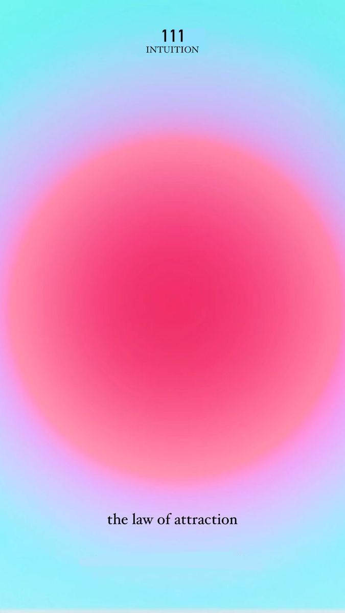 Aesthetic Blue Aura ng Law of Attraction Wallpaper