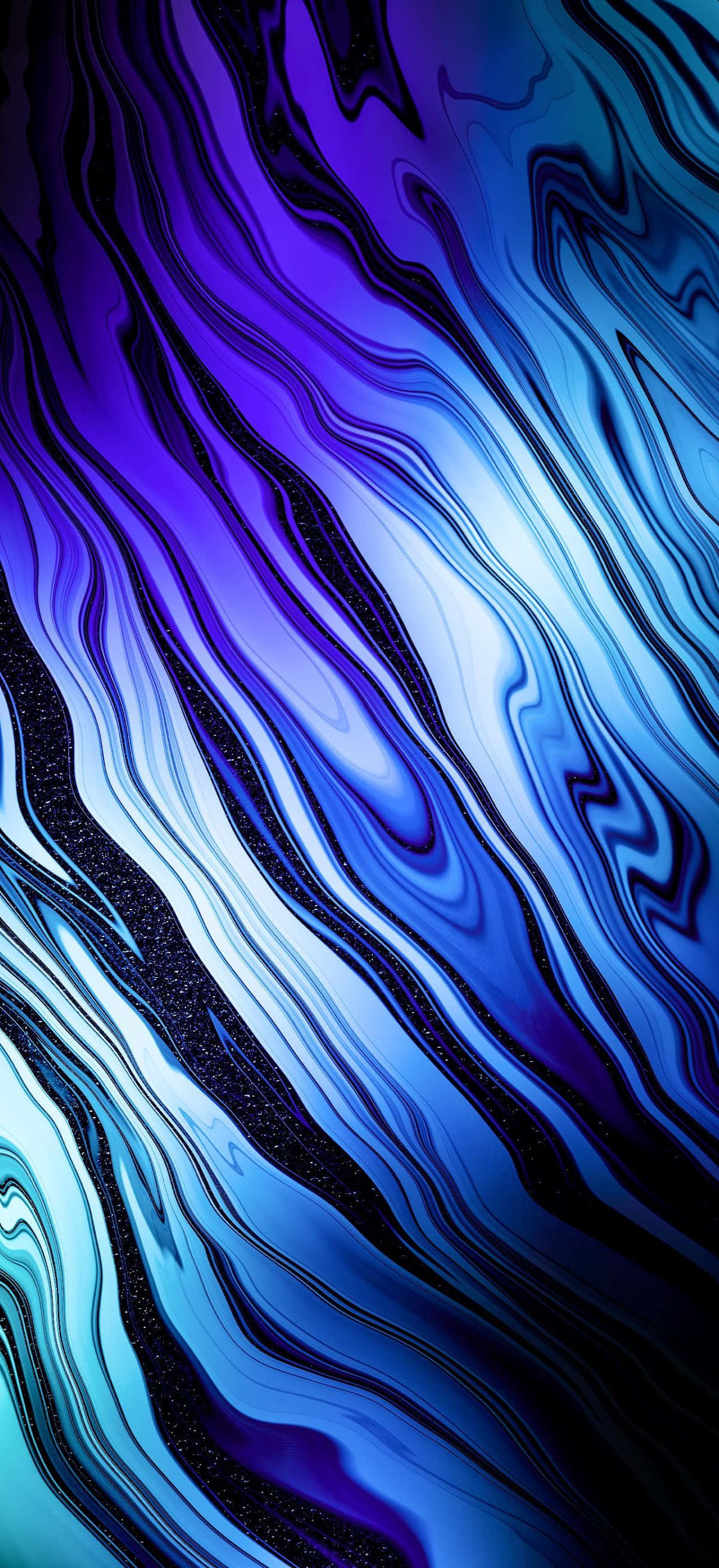 Aesthetic Blue Paint Swirl pictures Wallpaper
