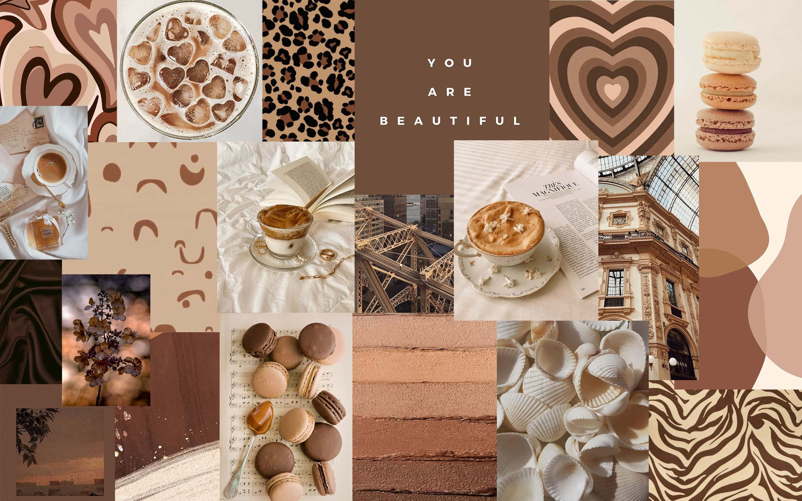 Aesthetic Brown Wallpaper – Isang Dagdag na Elemento ng Kagandahan Wallpaper