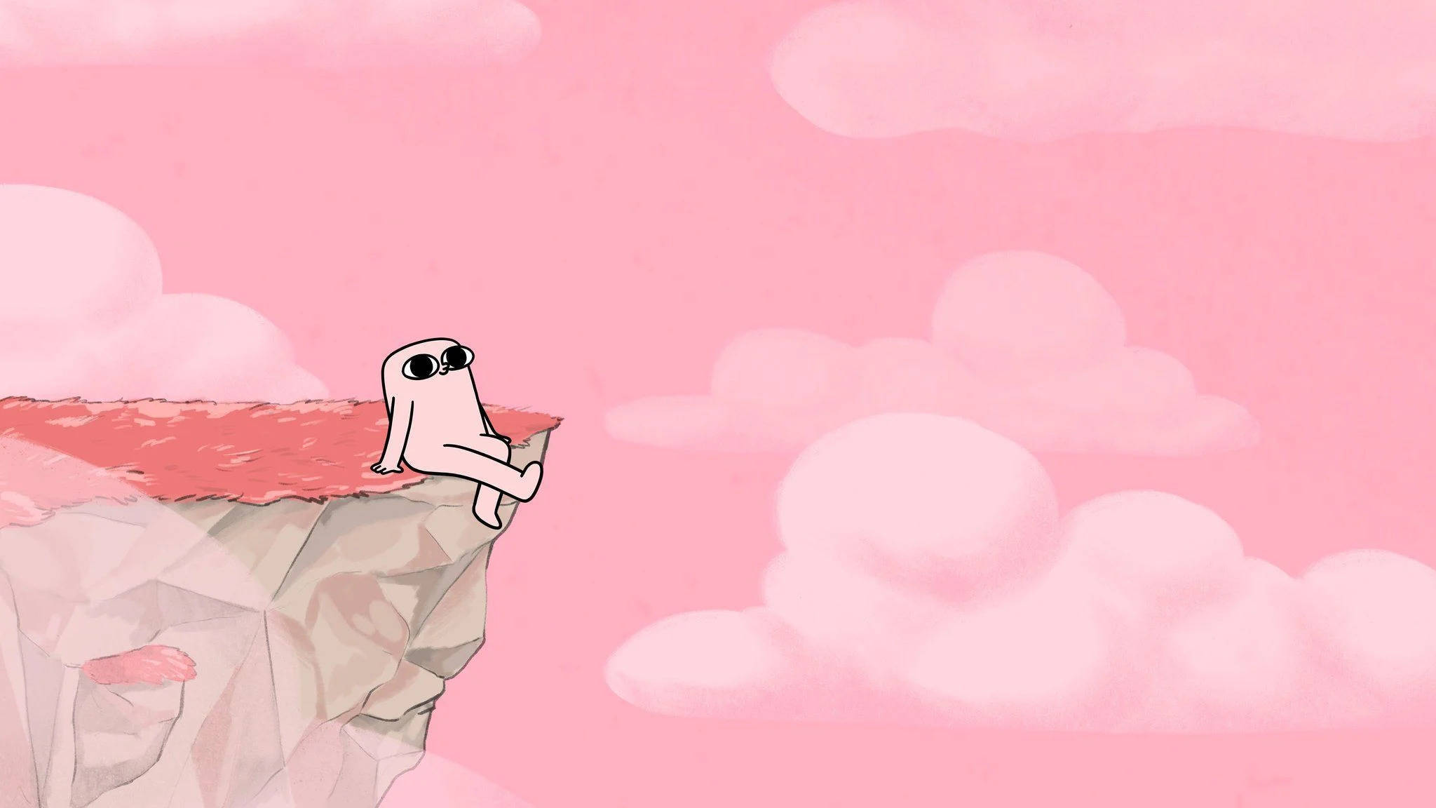 Aesthetic Cartoon Ketnipz Character Sa Bangin Wallpaper