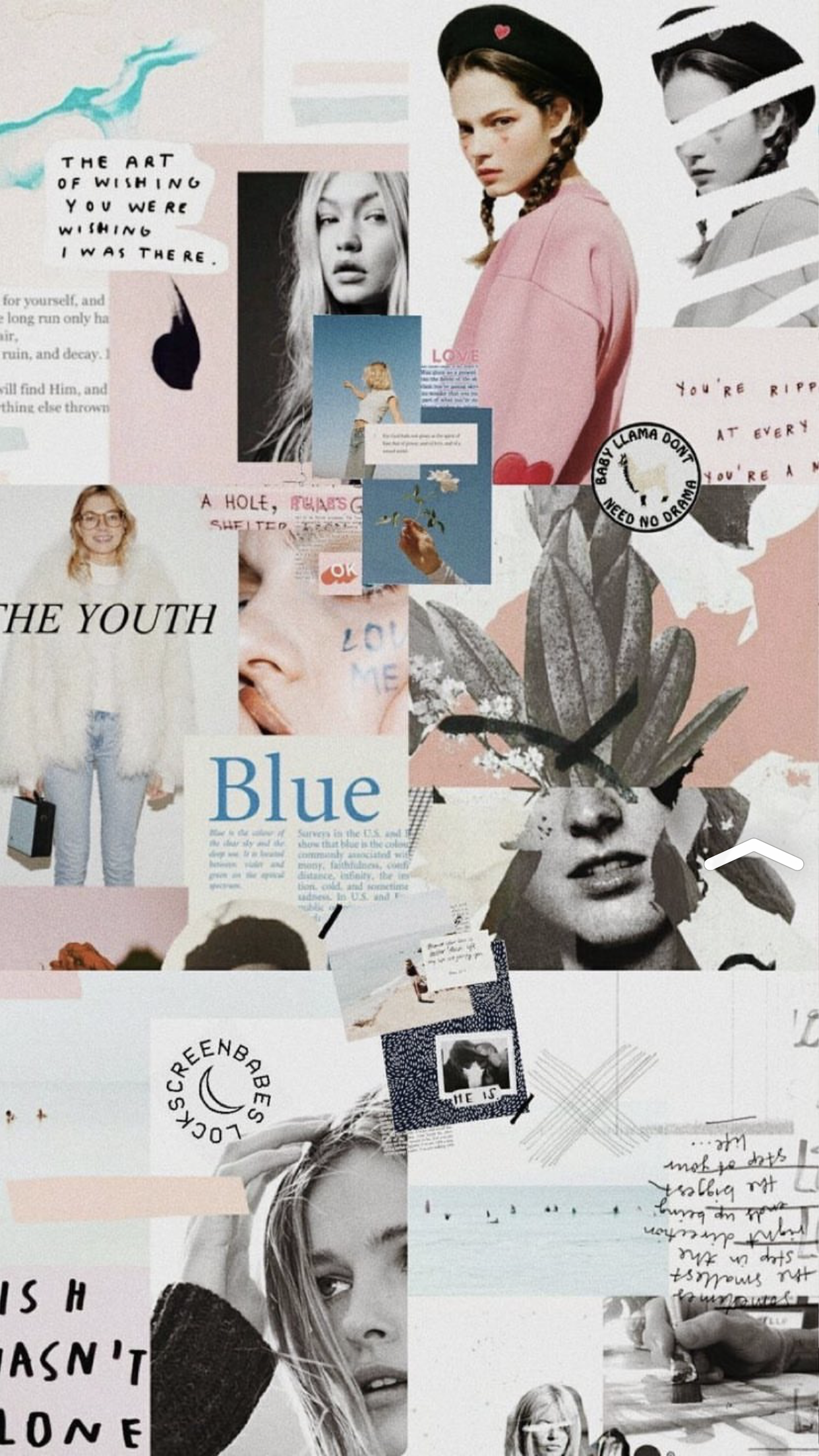 Aesthetic Collage ng mga Biswal na Sarap Wallpaper