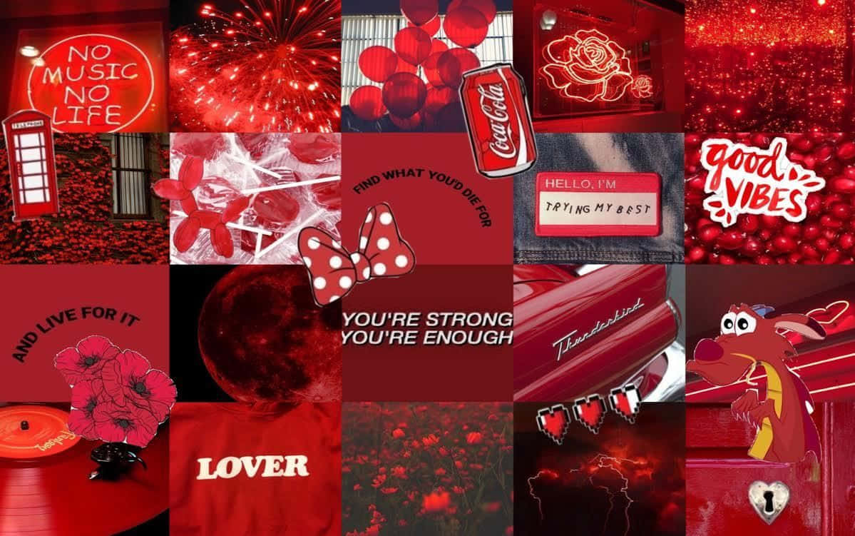 Aesthetic Collage ng Vintage Vibes Wallpaper