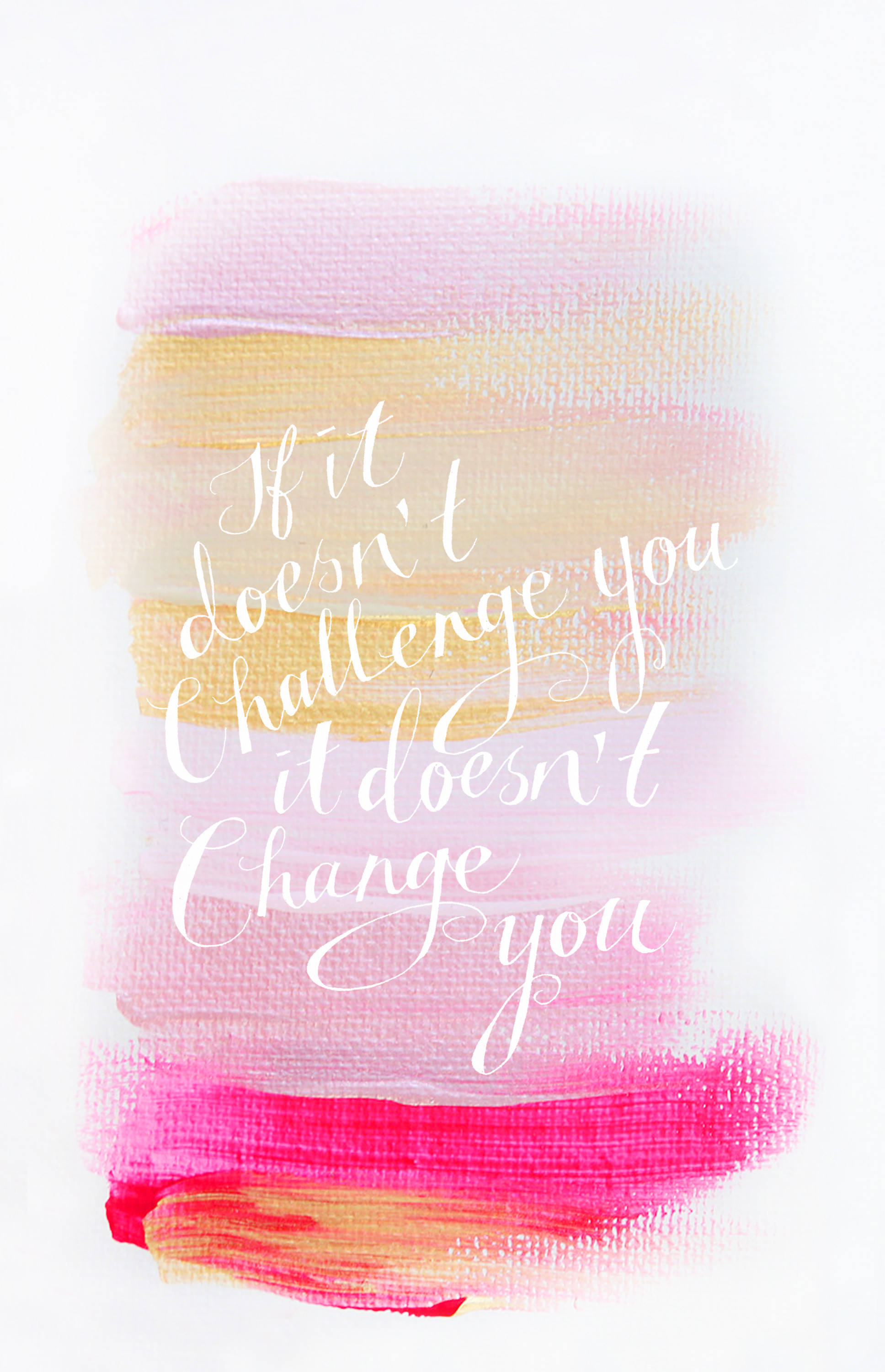 Aesthetic Dilaw At Pink Cute Positive Quotes Wallpaper