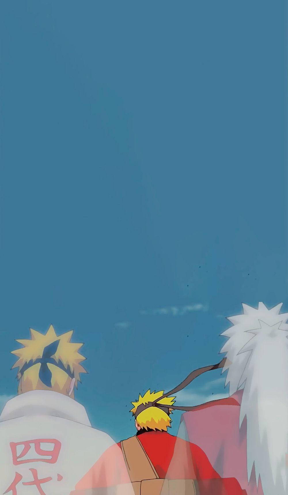 Aesthetic Minato Jiraiya Naruto Wallpaper