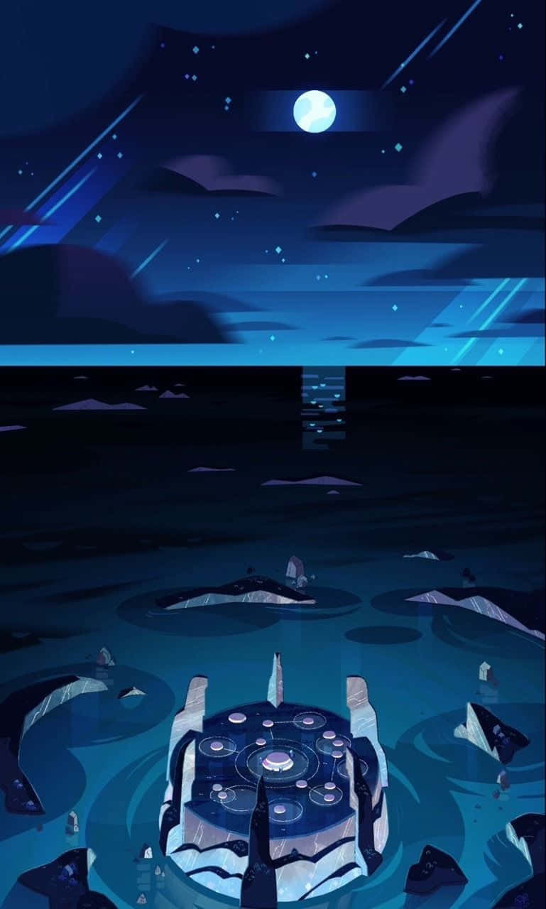Aesthetic Mountain View Phone Background Wallpaper