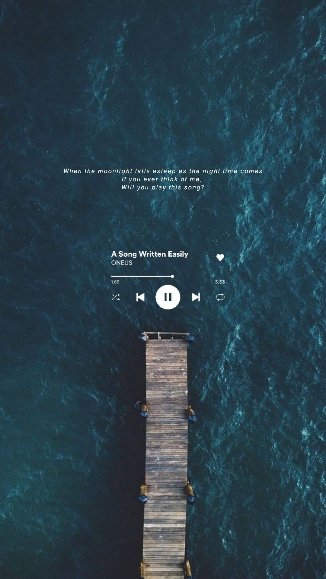 Aesthetic Music ng Isang Kanta na Madaling Isinulat Wallpaper