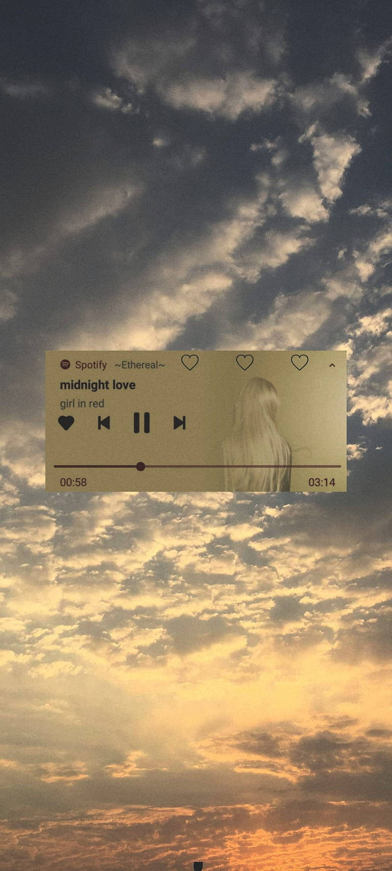 Aesthetic Music ng Midnight Love Wallpaper