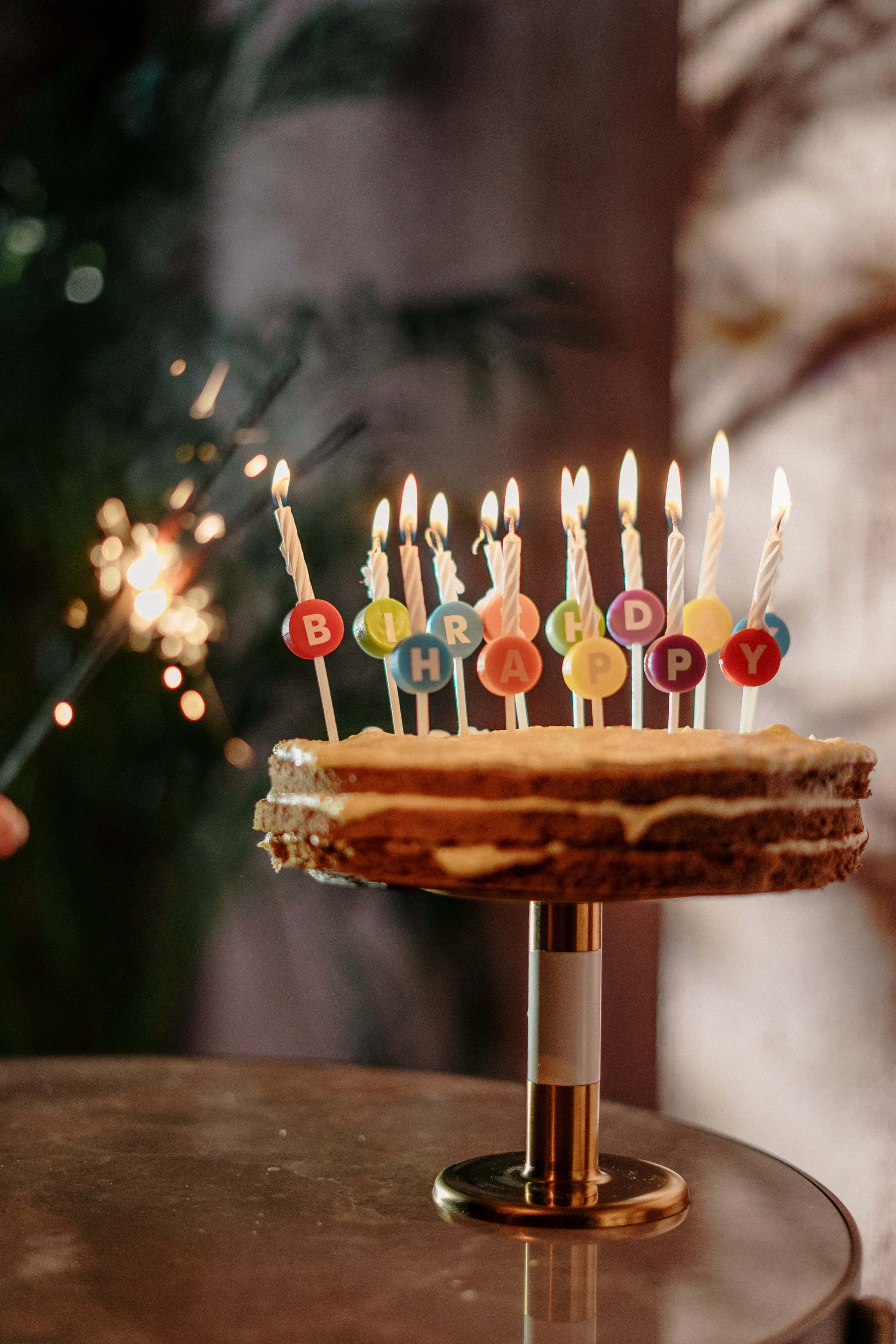 Aesthetic na Happy Birthday Cake Picture Wallpaper