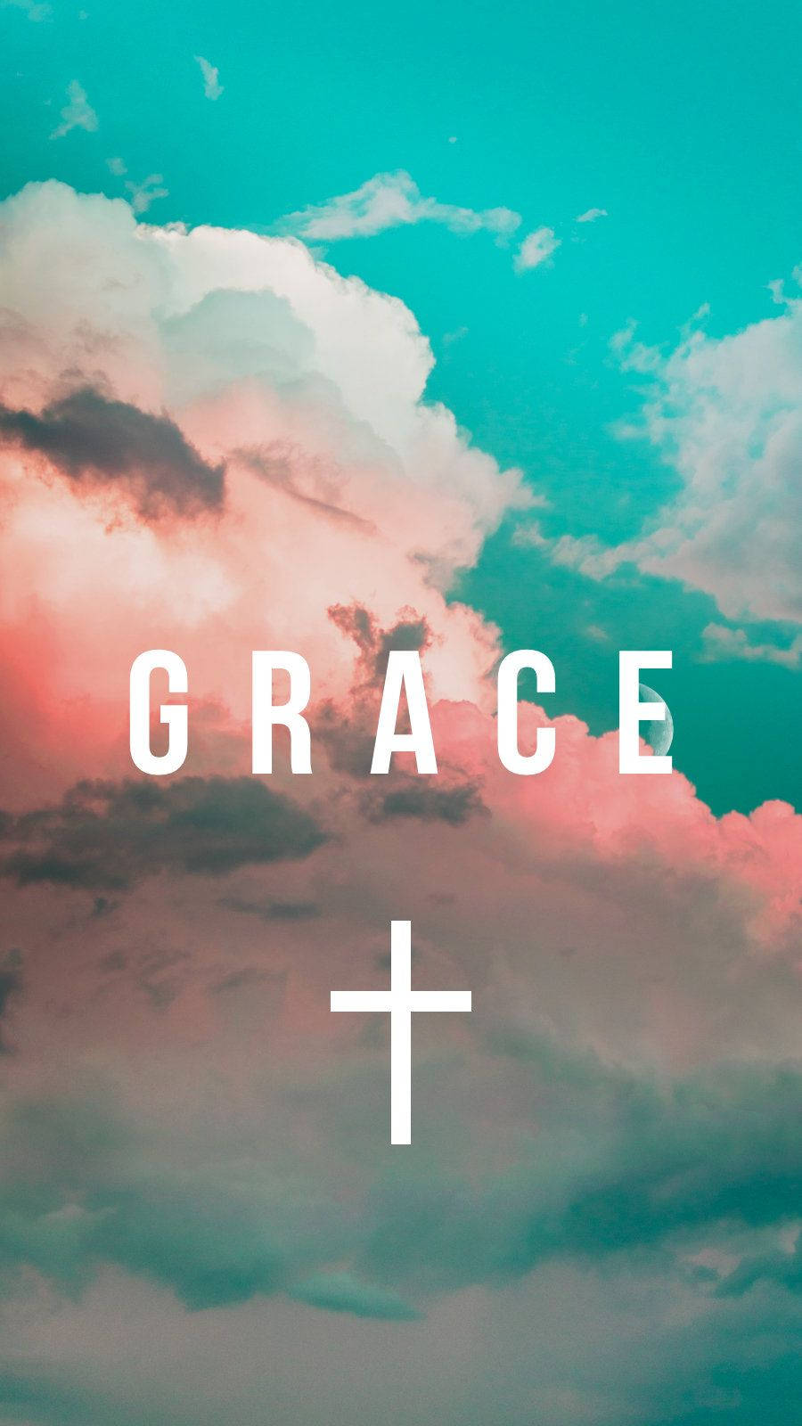 Aesthetic na Kristiyanong Display Wallpaper